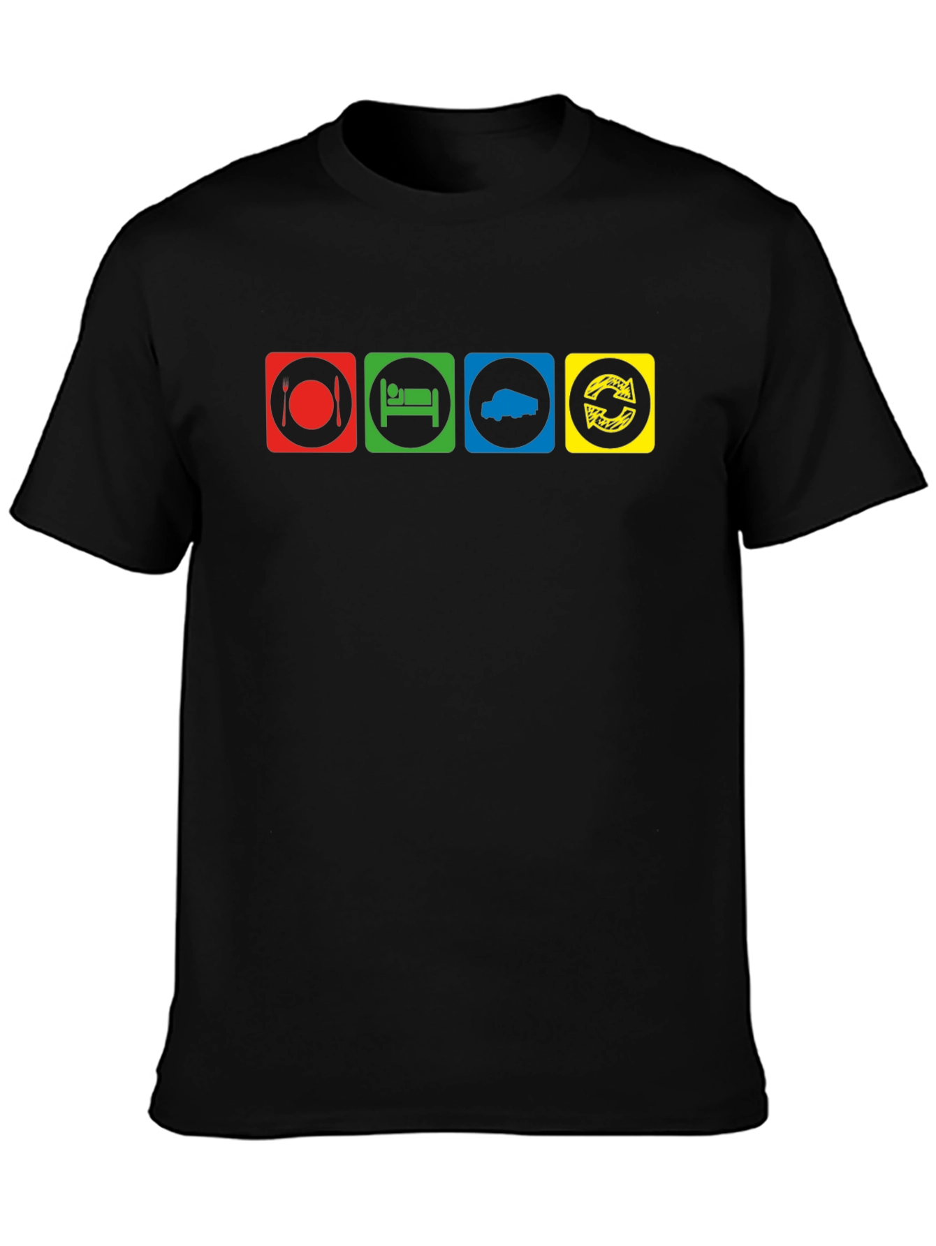 Eat Sleep Truck Repeat T-Shirt