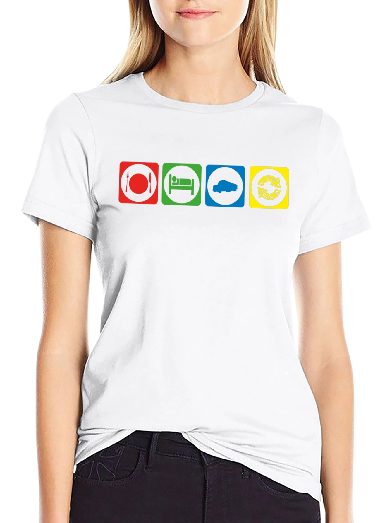 Eat Sleep Truck Repeat T-Shirt