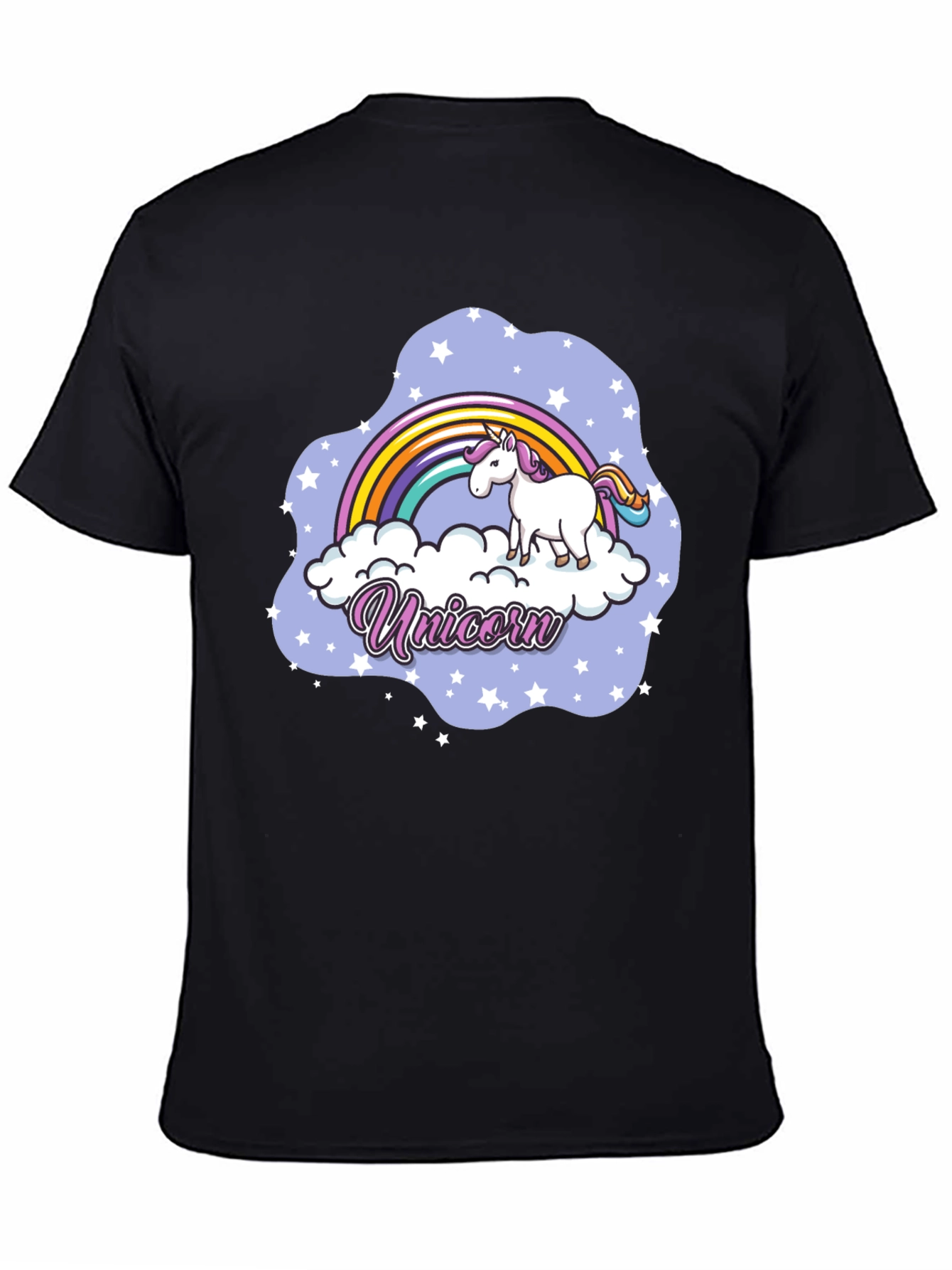 Unicorn Rainbow Cloud Graphic T-Shirt