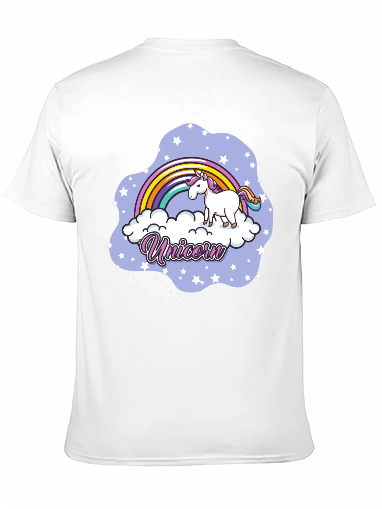Unicorn Rainbow Cloud Graphic T-Shirt