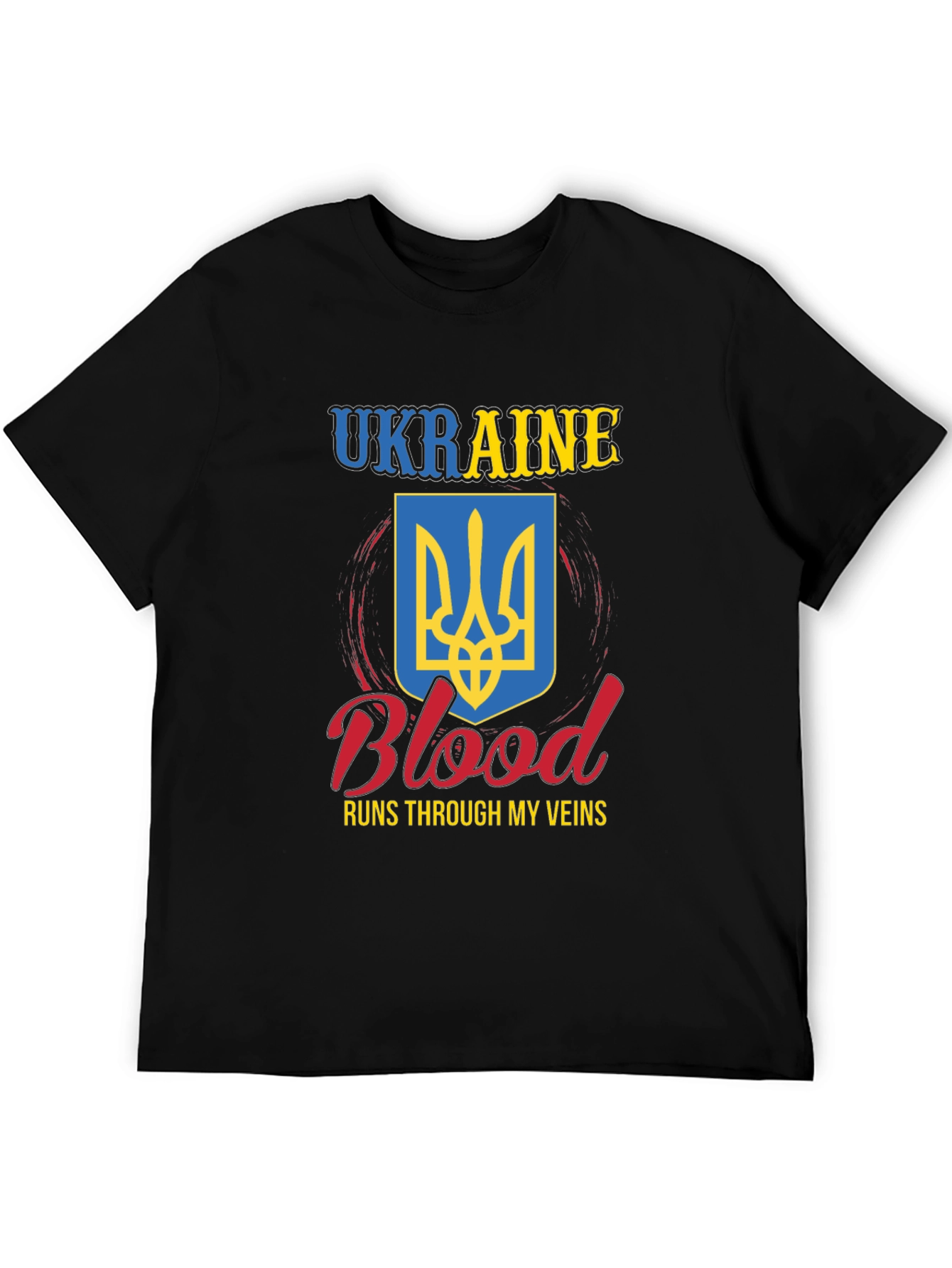 Ukraine Blood Runs Through My Veins T-Shirt