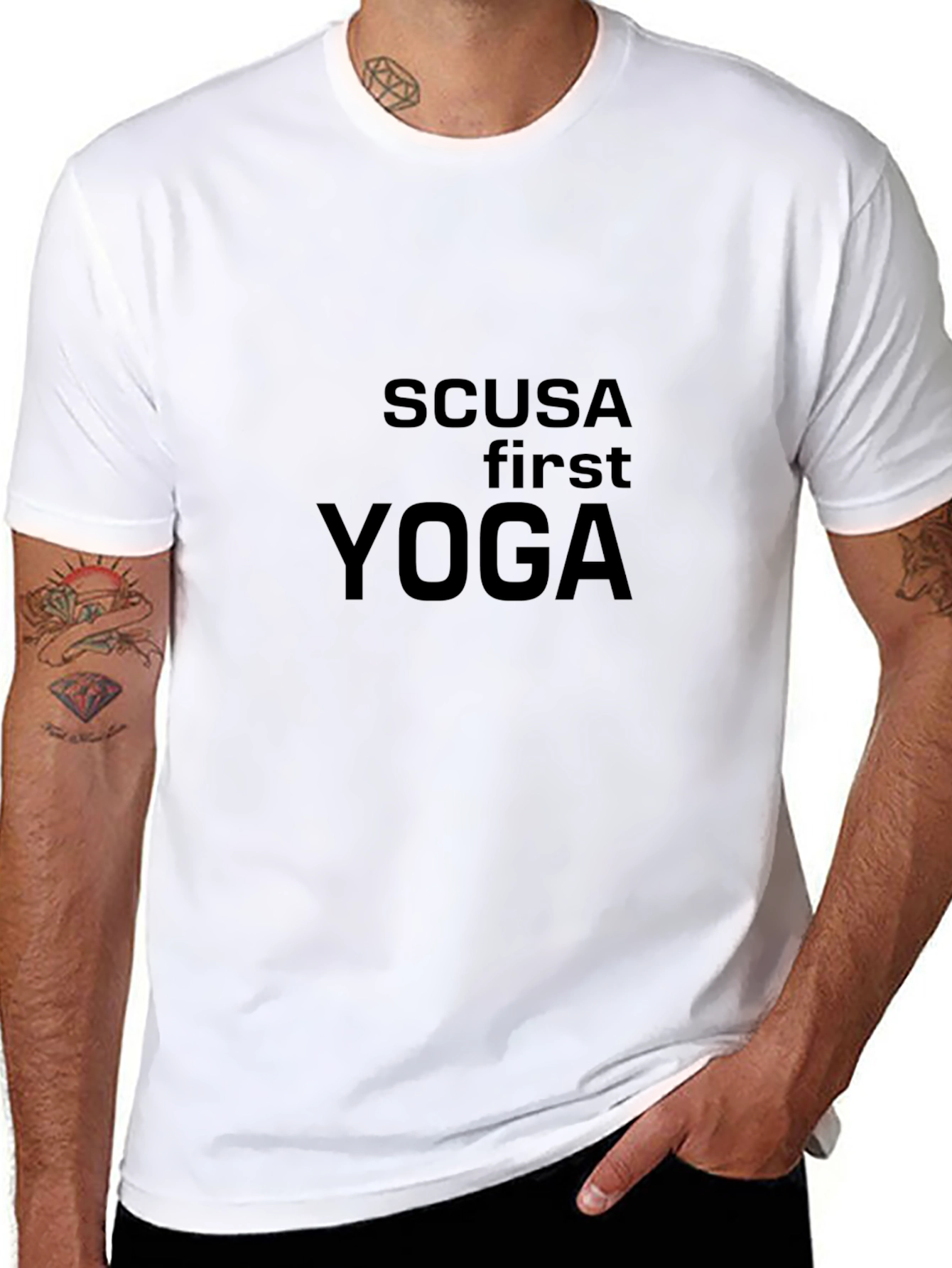 Yoga First T-Shirt | Funny Workout Tee