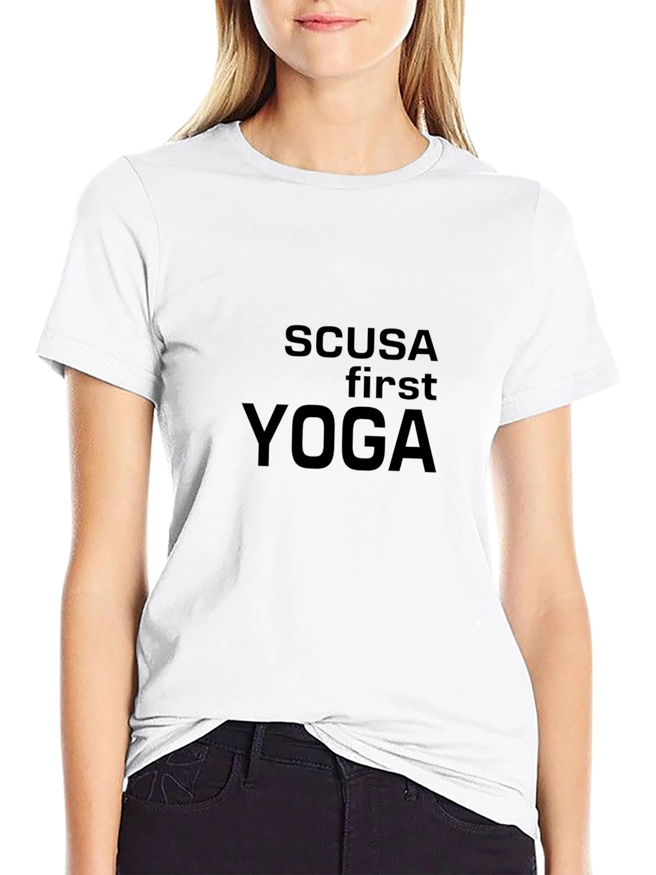 Yoga First T-Shirt | Funny Workout Tee