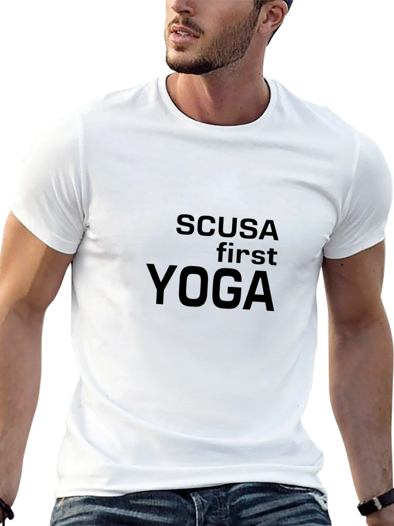 Yoga First T-Shirt | Funny Workout Tee