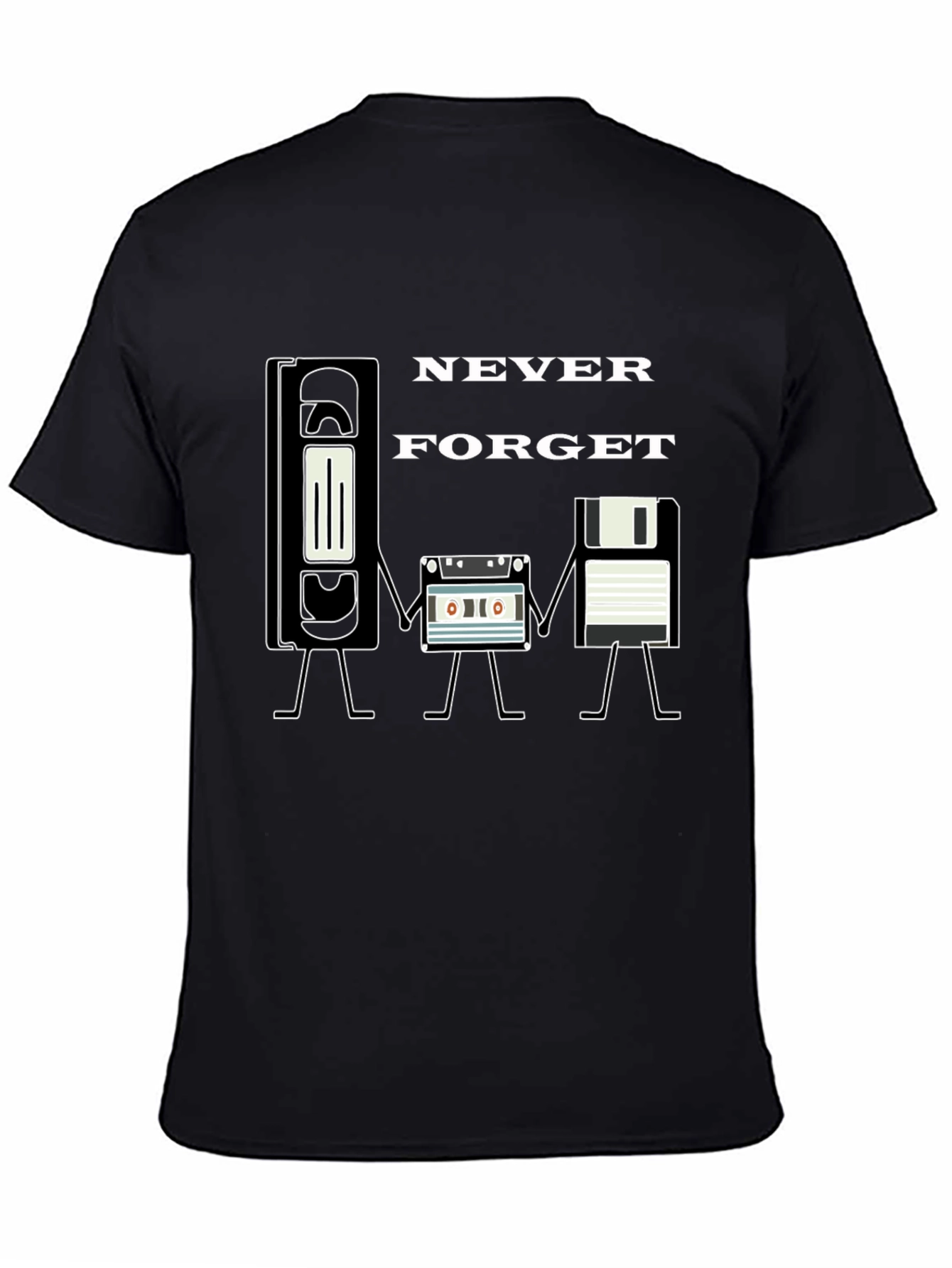 Retro Media T-Shirt - Never Forget