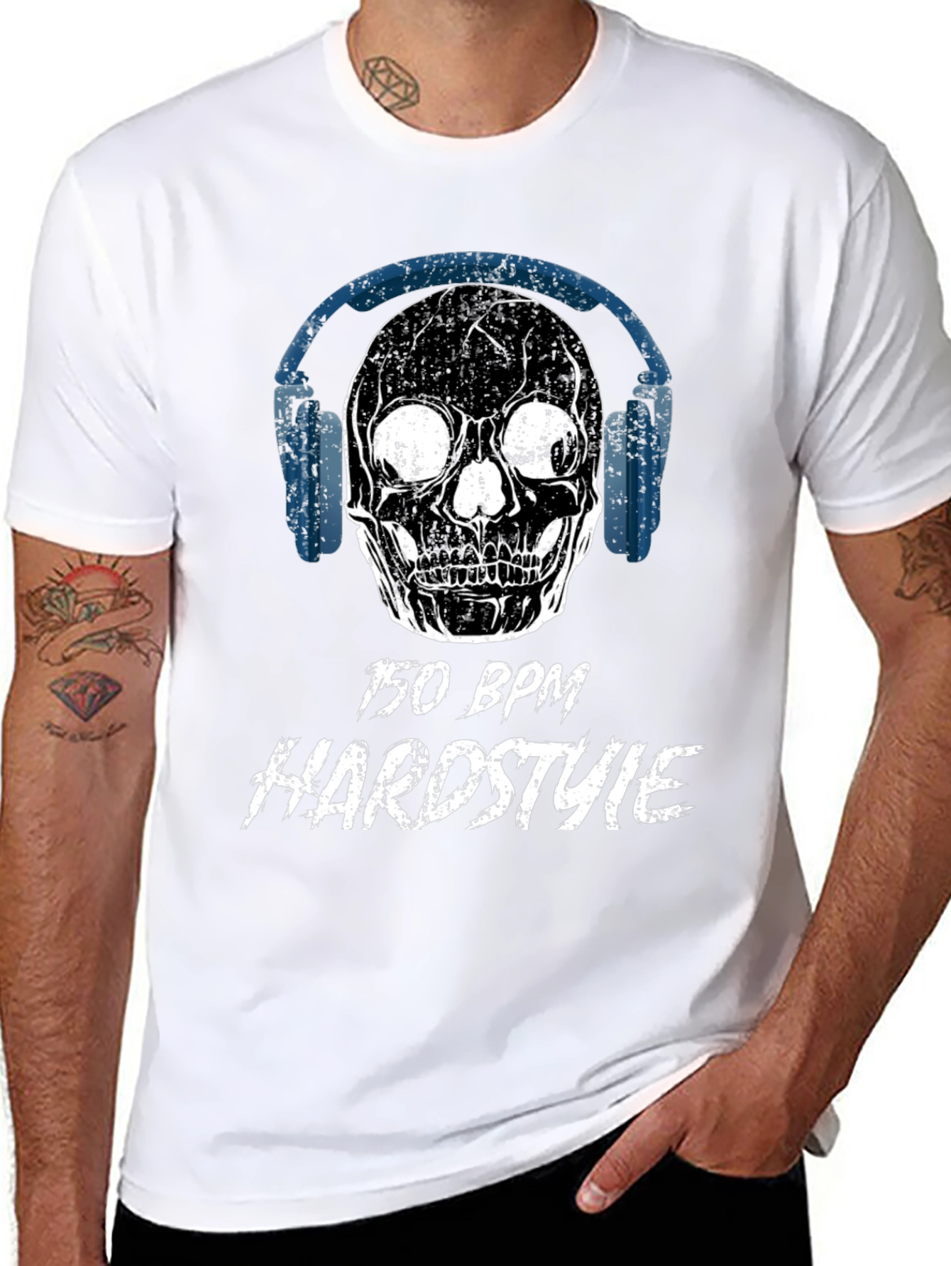 150 BPM Hardstyle Skull T-Shirt