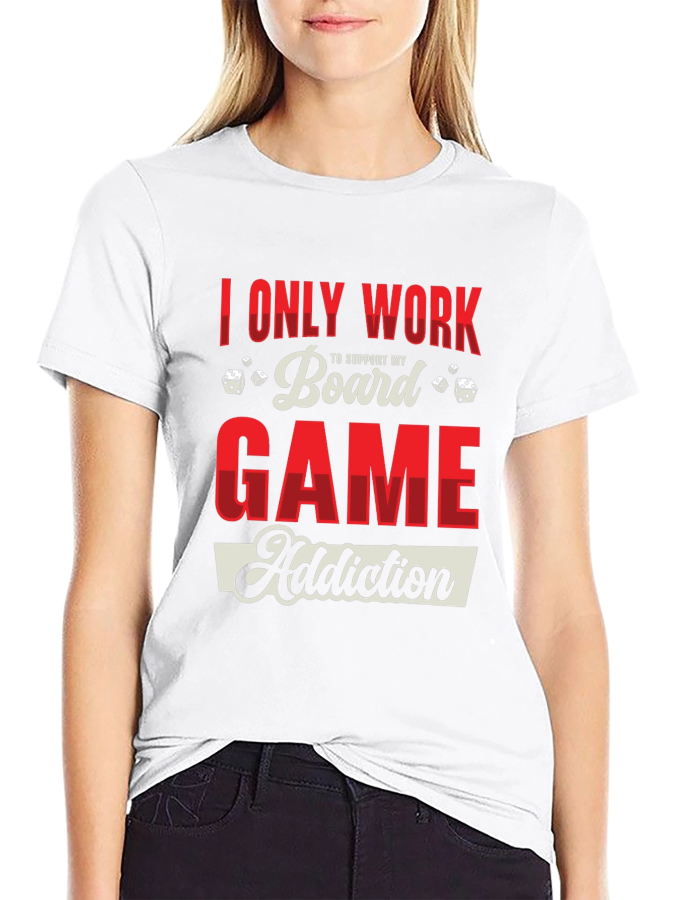 Board Game Addiction T-Shirt - Novelty Graphic Tee