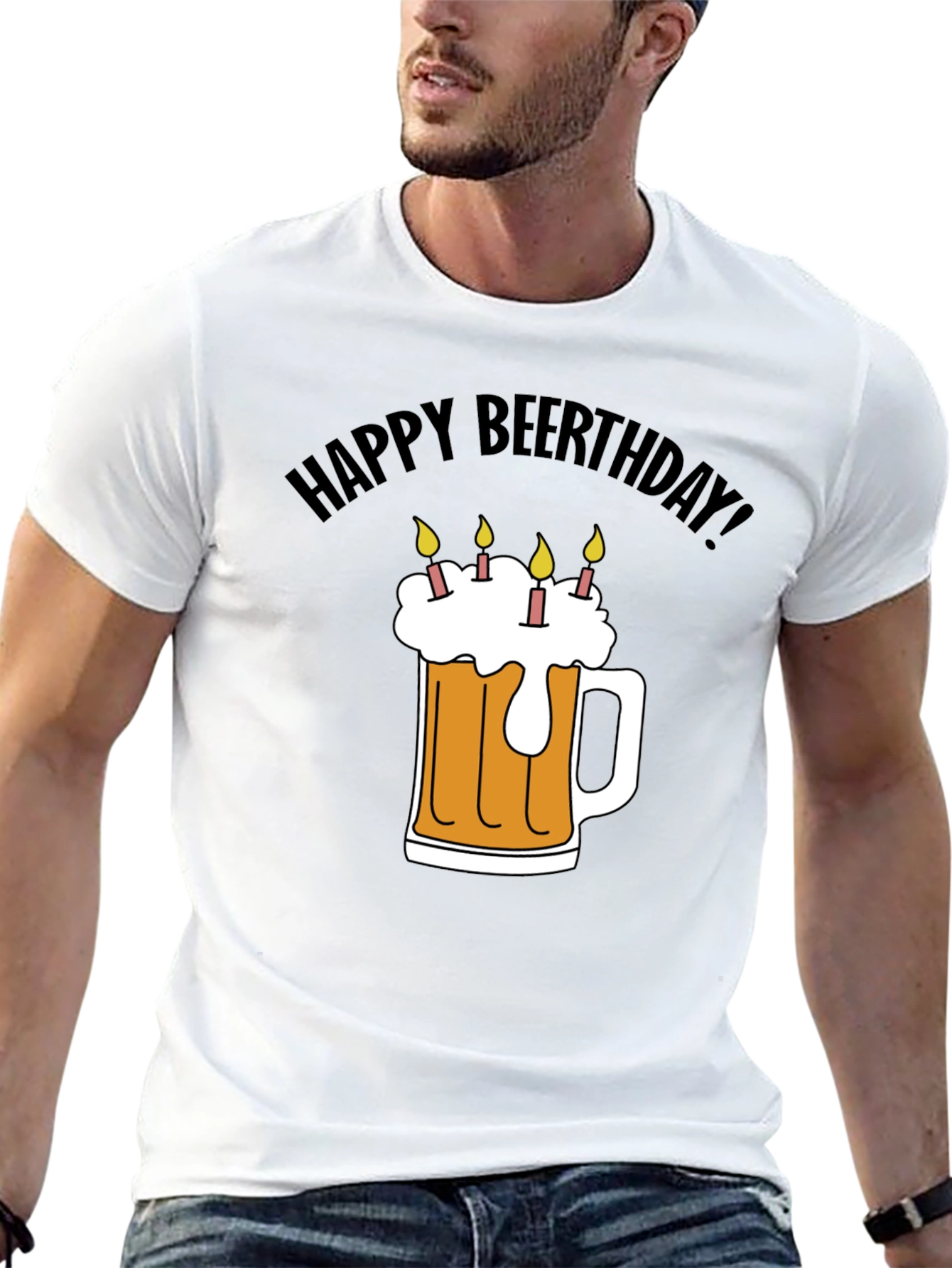 Happy Beerthday Graphic Tee