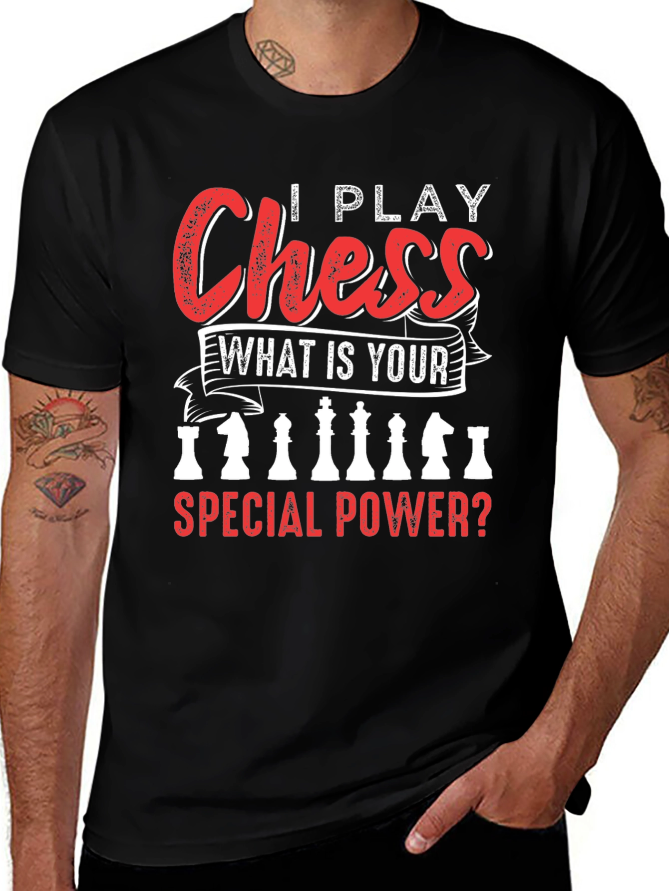 I Play Chess Special Power T-Shirt