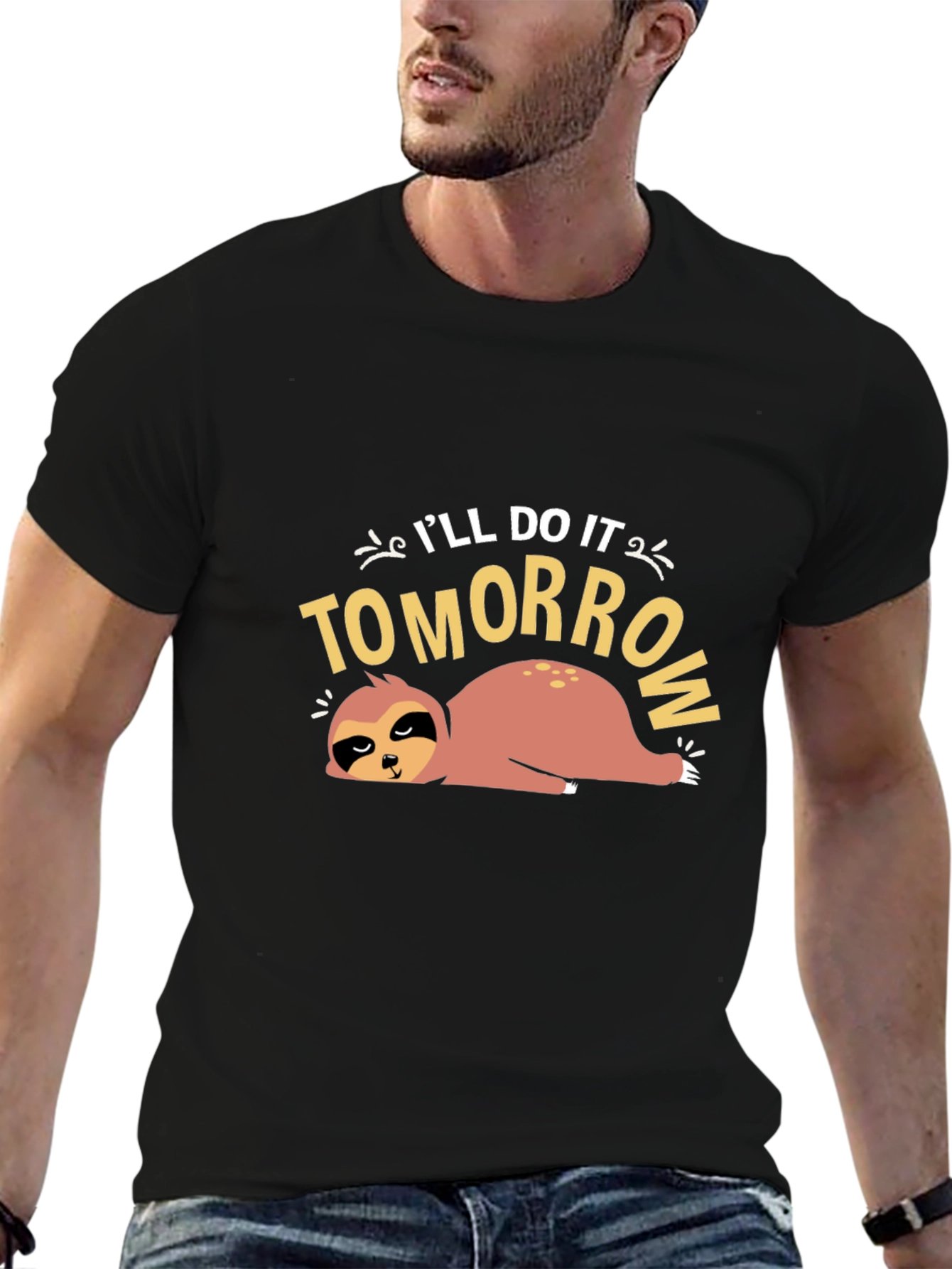 Sloth Ill Do It Tomorrow Graphic Tee