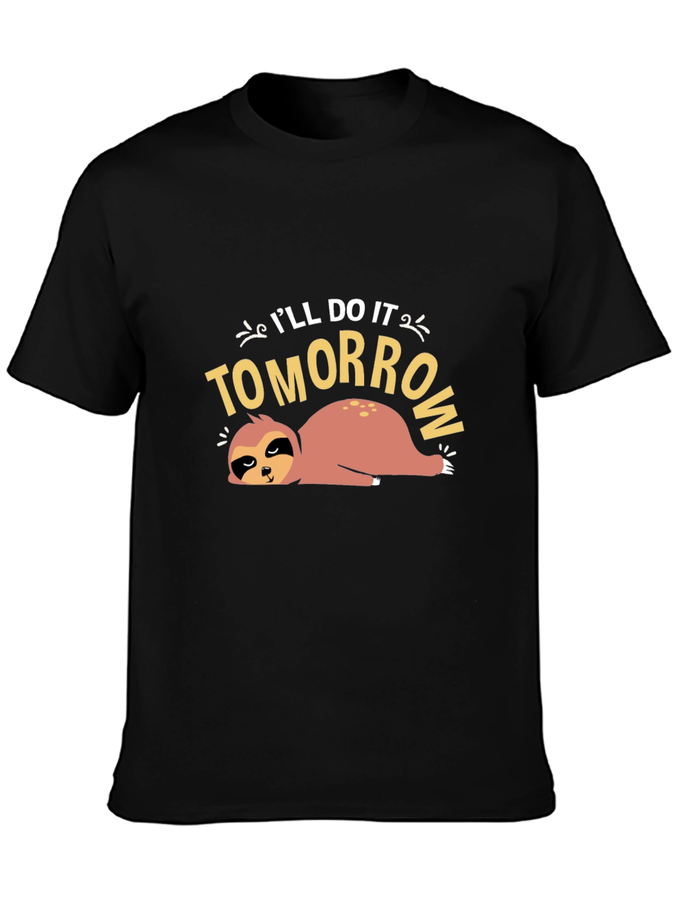 Sloth Ill Do It Tomorrow Graphic Tee
