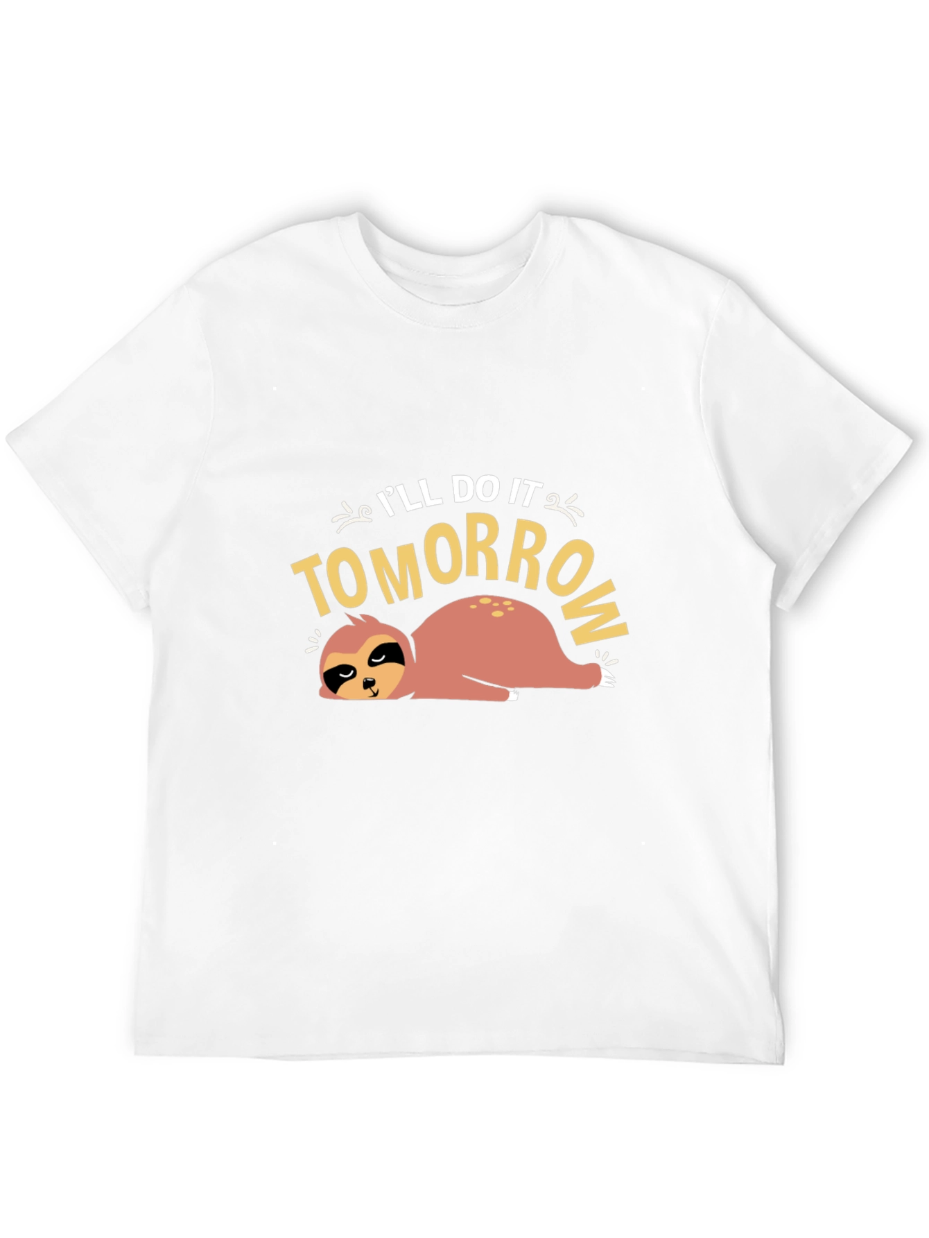 Sloth Ill Do It Tomorrow Graphic Tee