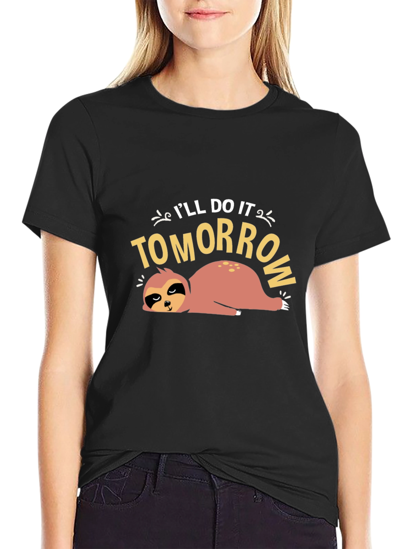 Sloth Ill Do It Tomorrow Graphic Tee