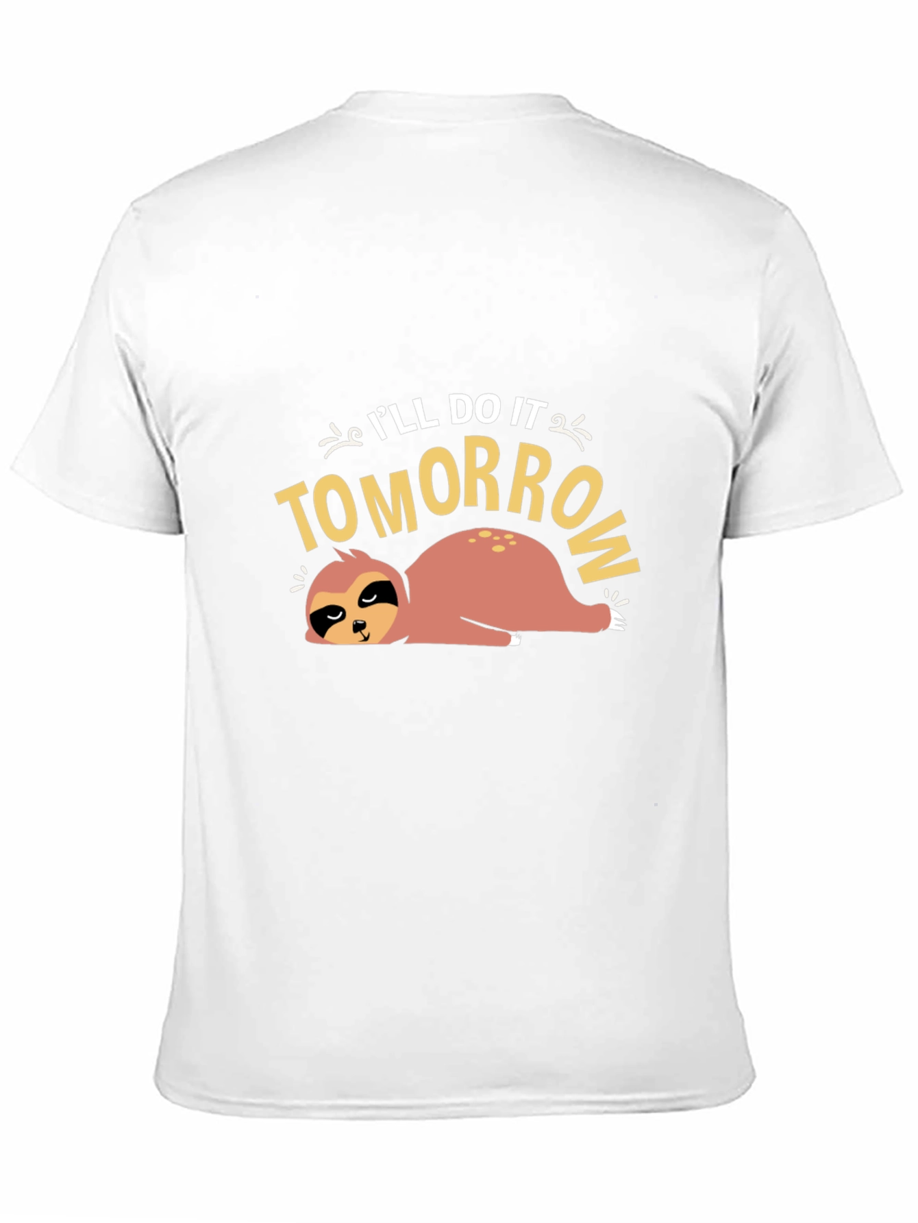 Sloth Ill Do It Tomorrow Graphic Tee