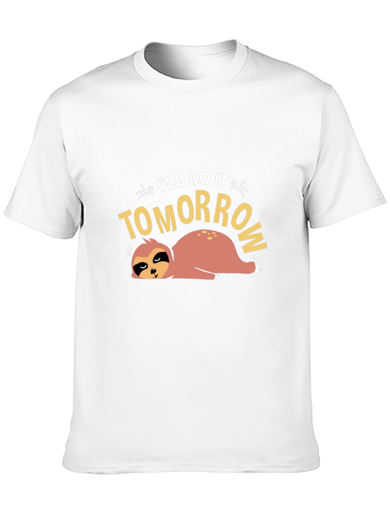 Sloth Ill Do It Tomorrow Graphic Tee