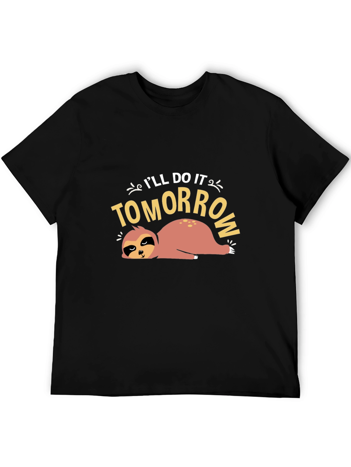 Sloth Ill Do It Tomorrow Graphic Tee
