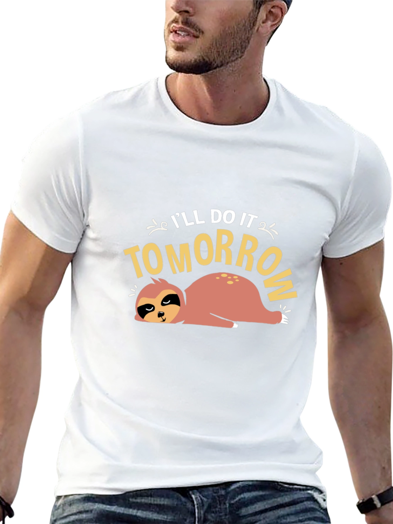 Sloth Ill Do It Tomorrow Graphic Tee