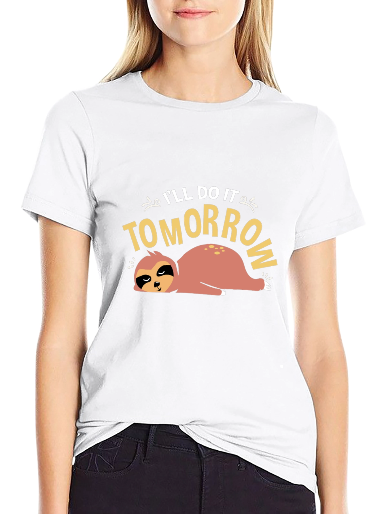 Sloth Ill Do It Tomorrow Graphic Tee