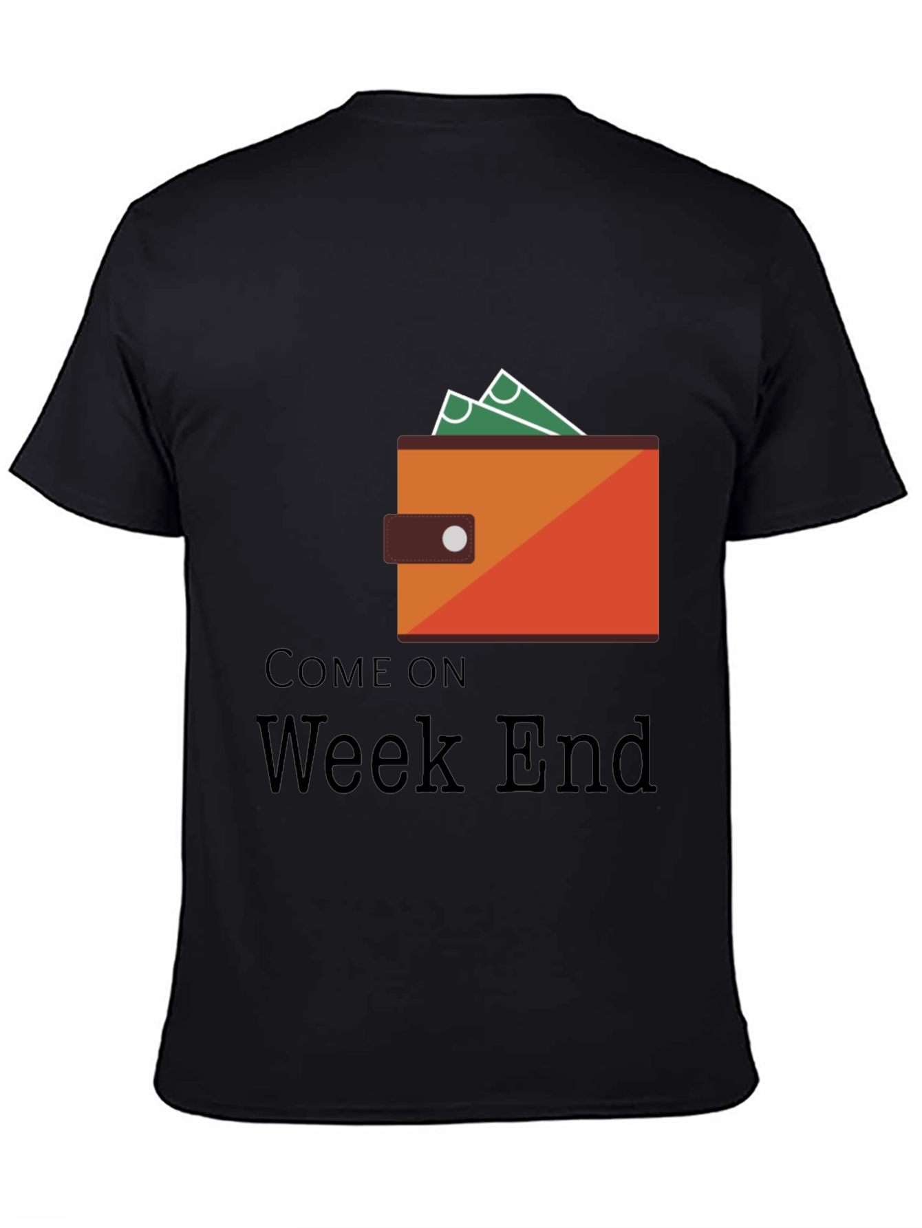 Come On Weekend Graphic Tee - Black