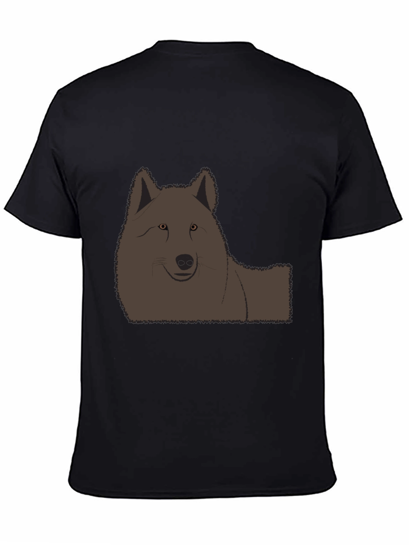 Wolf Graphic Black T-Shirt - Casual Style