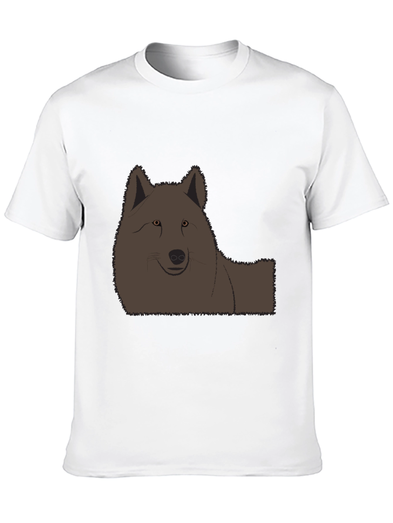 Wolf Graphic Black T-Shirt - Casual Style