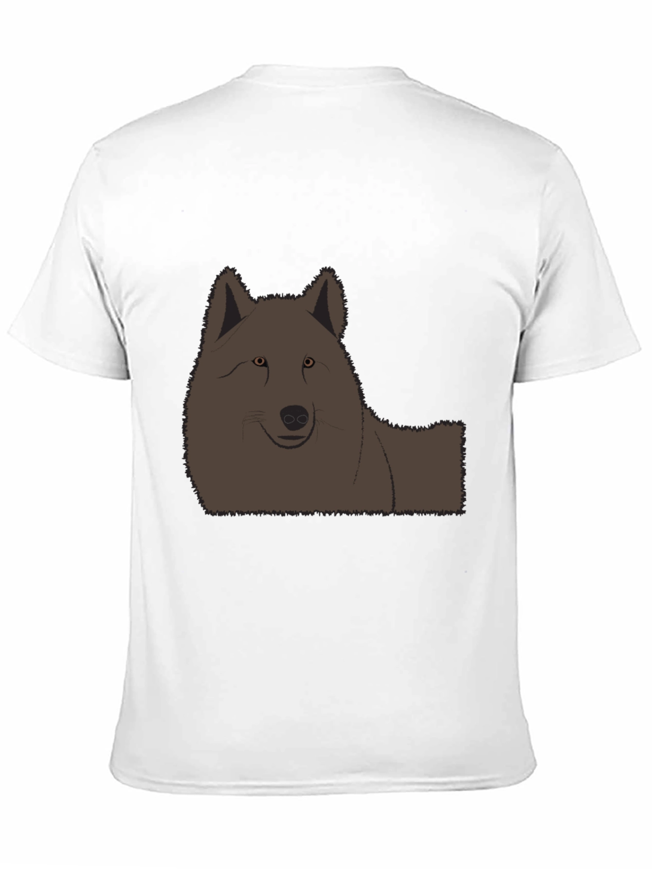 Wolf Graphic Black T-Shirt - Casual Style