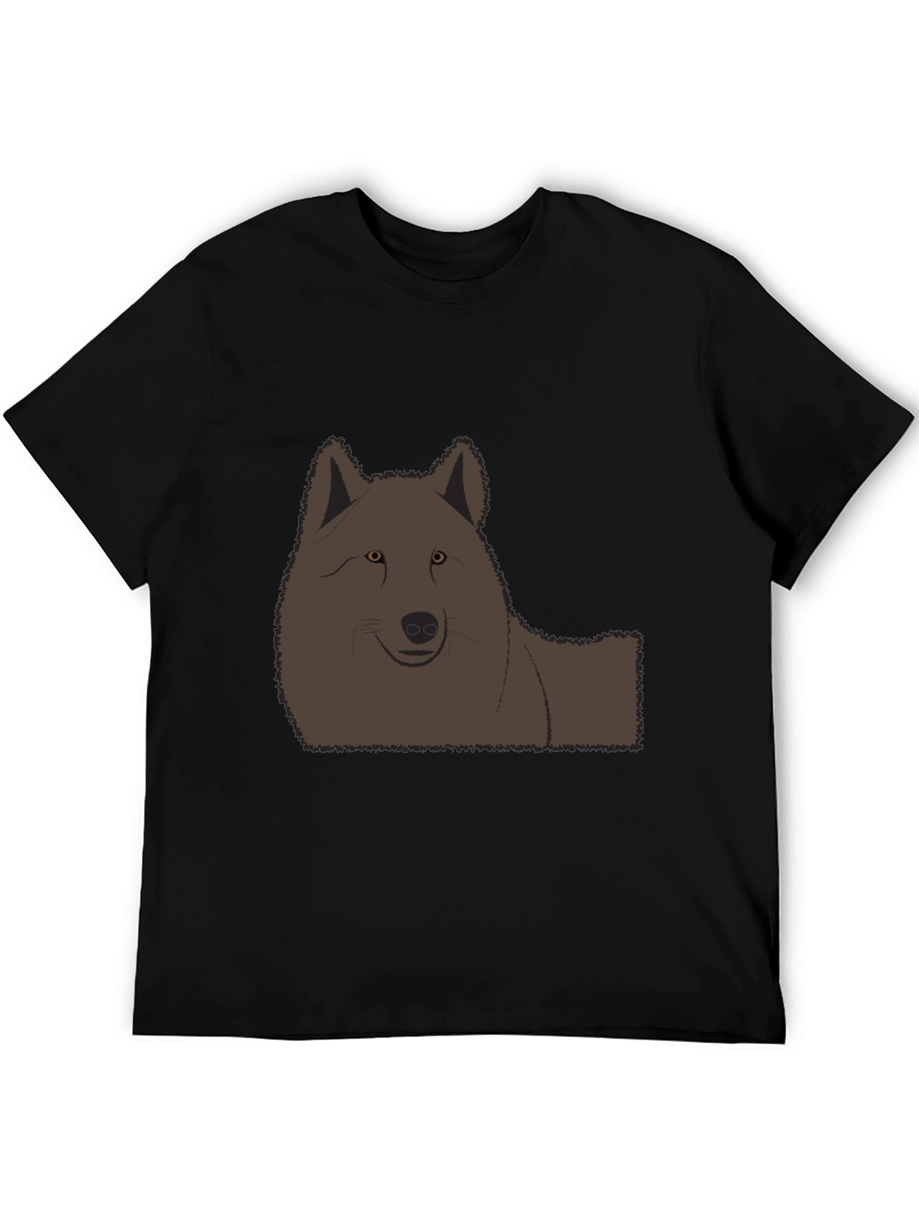 Wolf Graphic Black T-Shirt - Casual Style