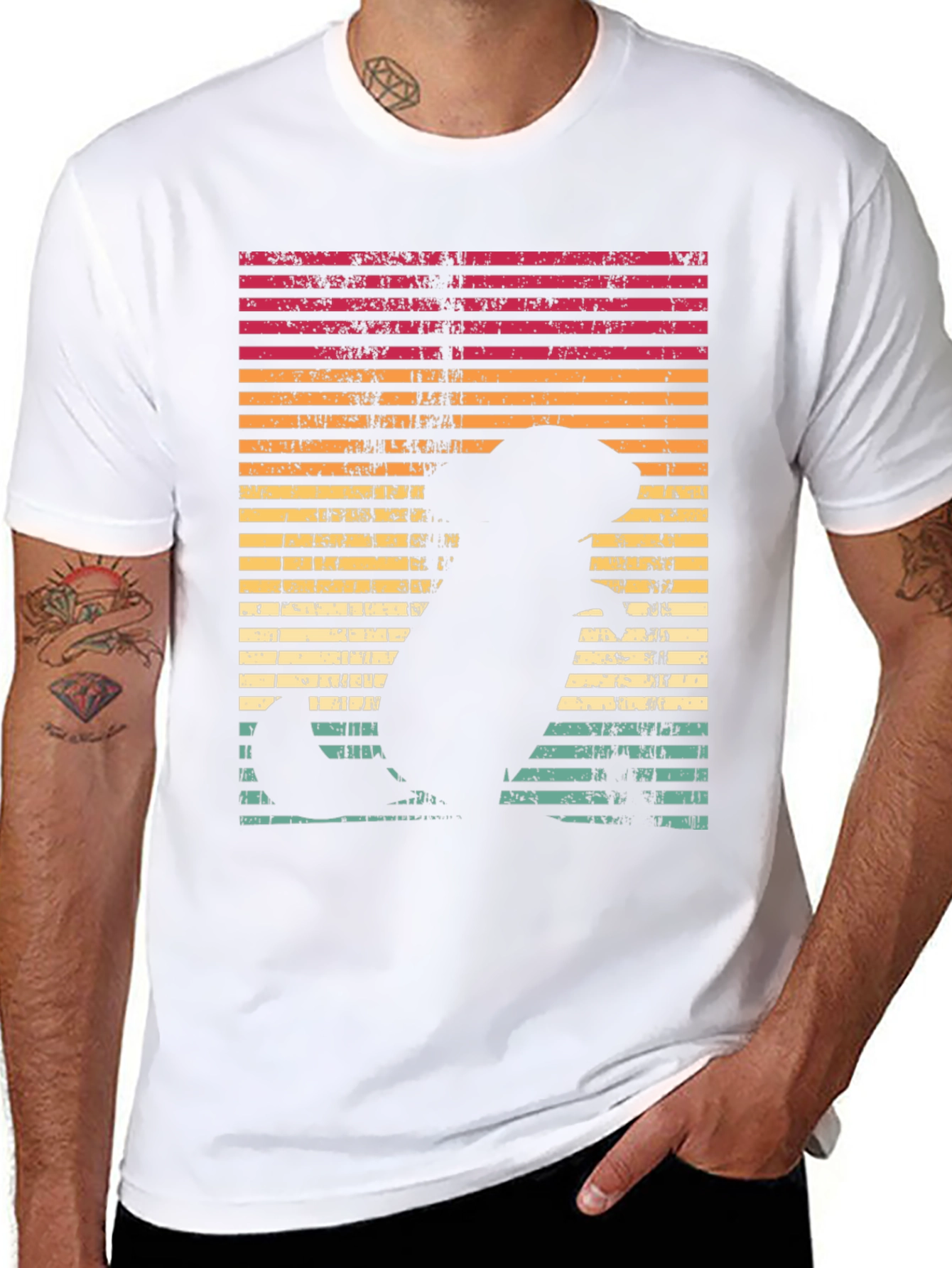 Retro Dog Silhouette T-Shirt