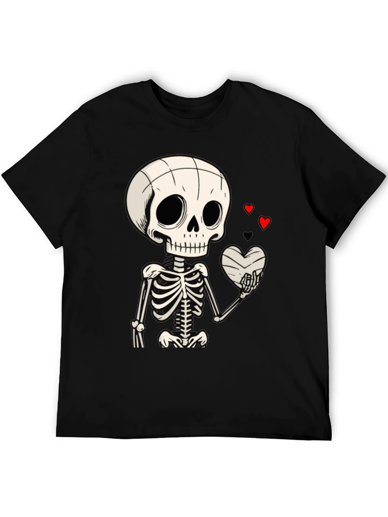 Skeleton Heart T-Shirt - Love Never Dies