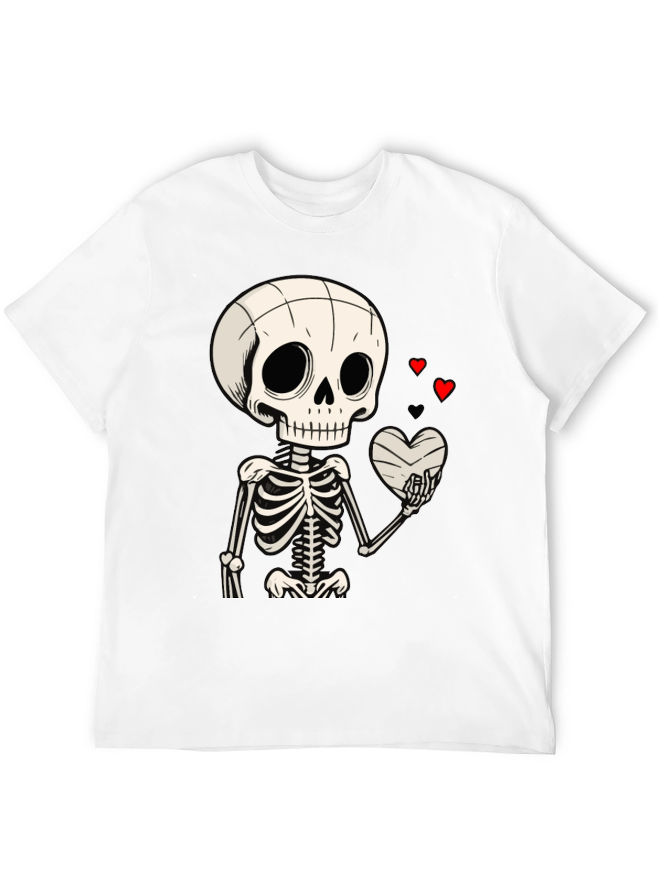 Skeleton Heart T-Shirt - Love Never Dies