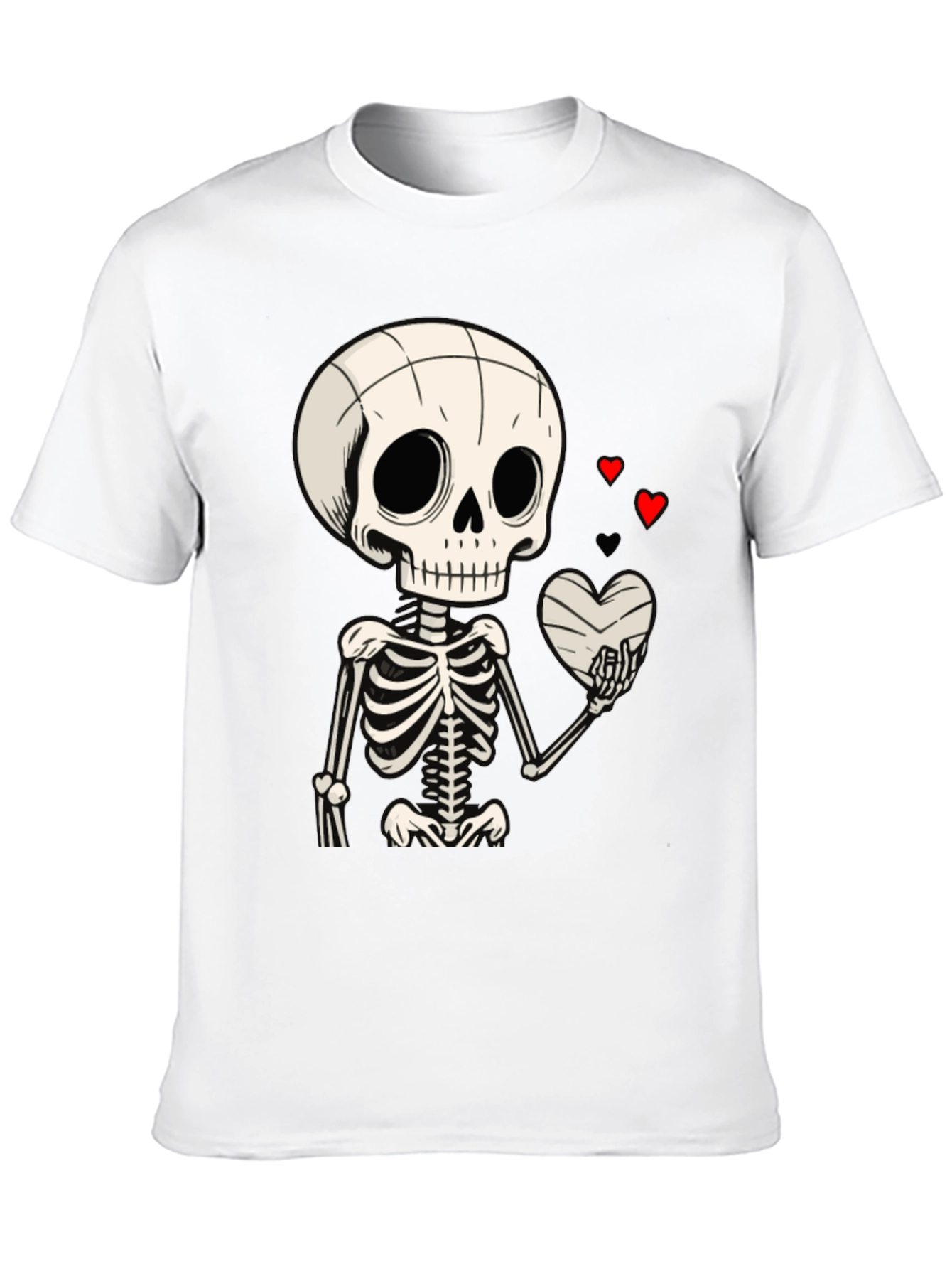 Skeleton Heart T-Shirt - Love Never Dies