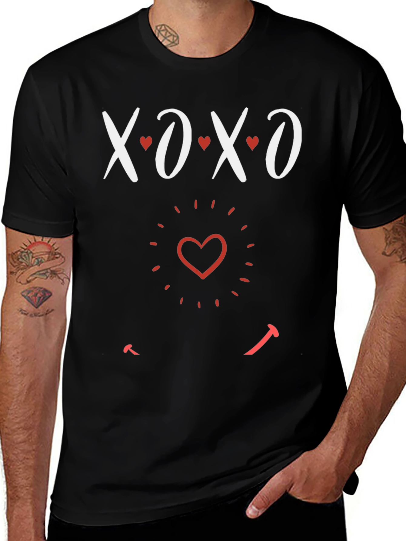 XOXO Valentines Day Graphic T-Shirt