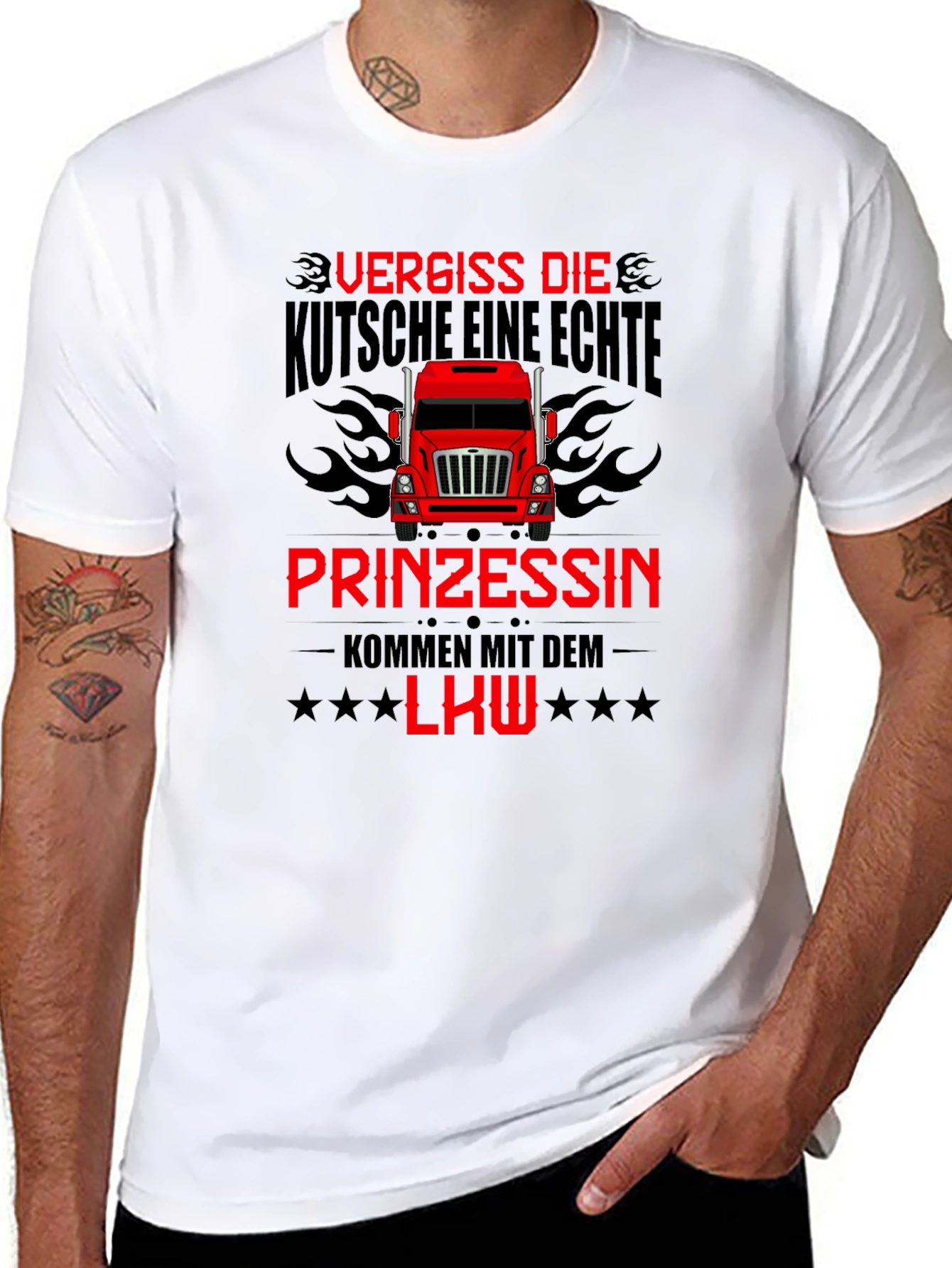 Forget the Carriage Real Princesses Drive Trucks T-Shirt