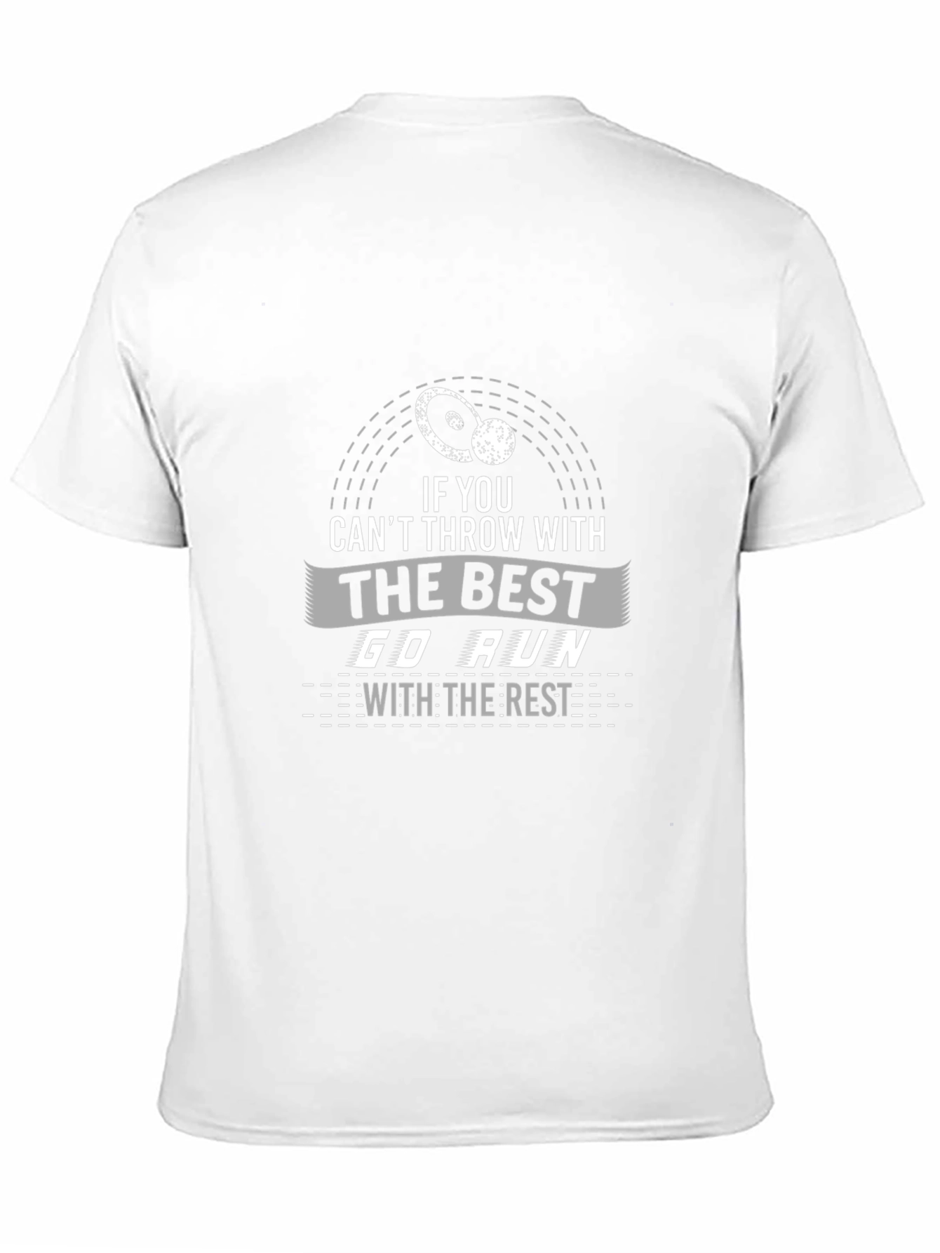Funny Disc Golf & Running Black T-Shirt