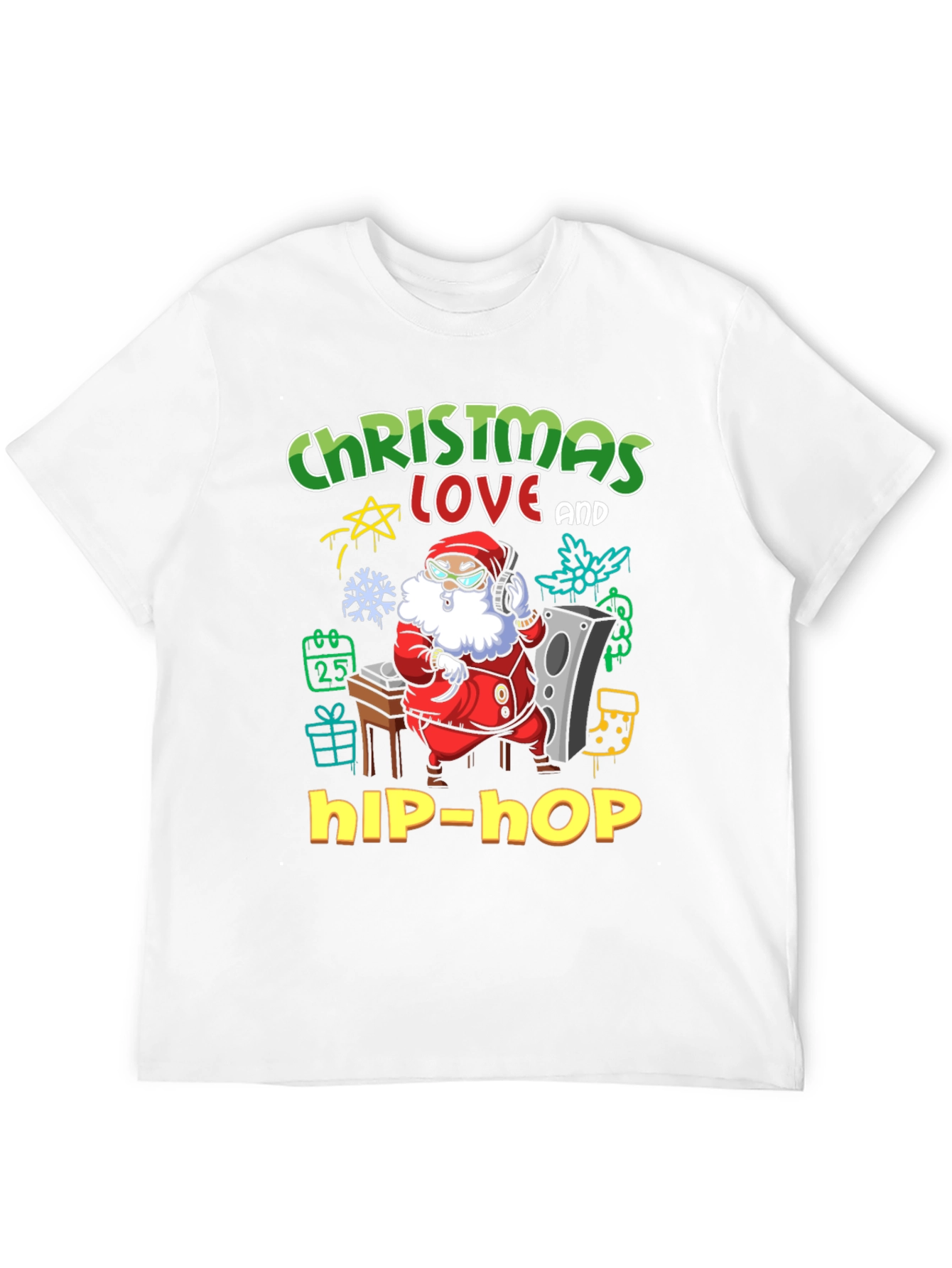Christmas Love Hip-Hop Graphic Tee