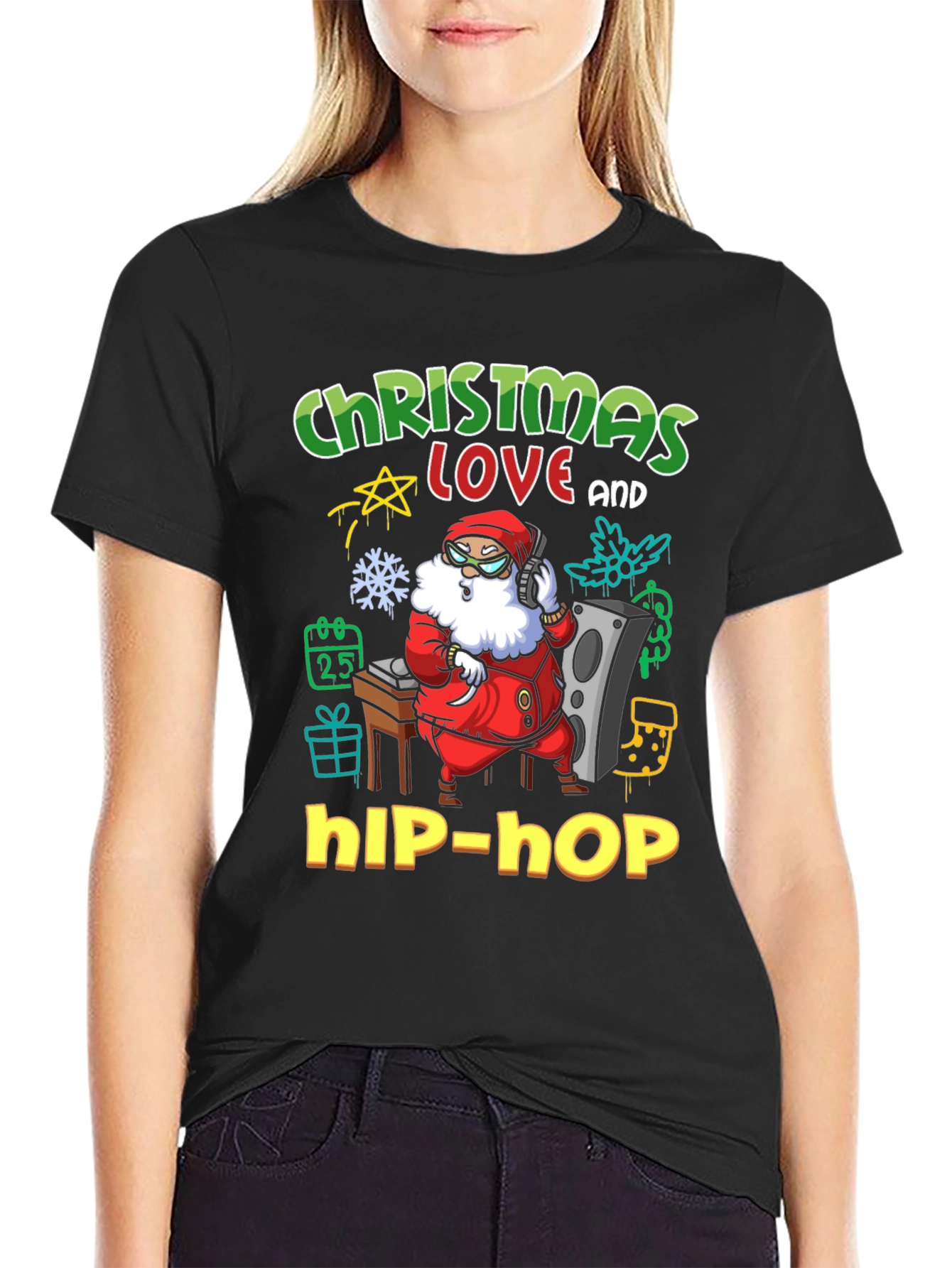 Christmas Love Hip-Hop Graphic Tee