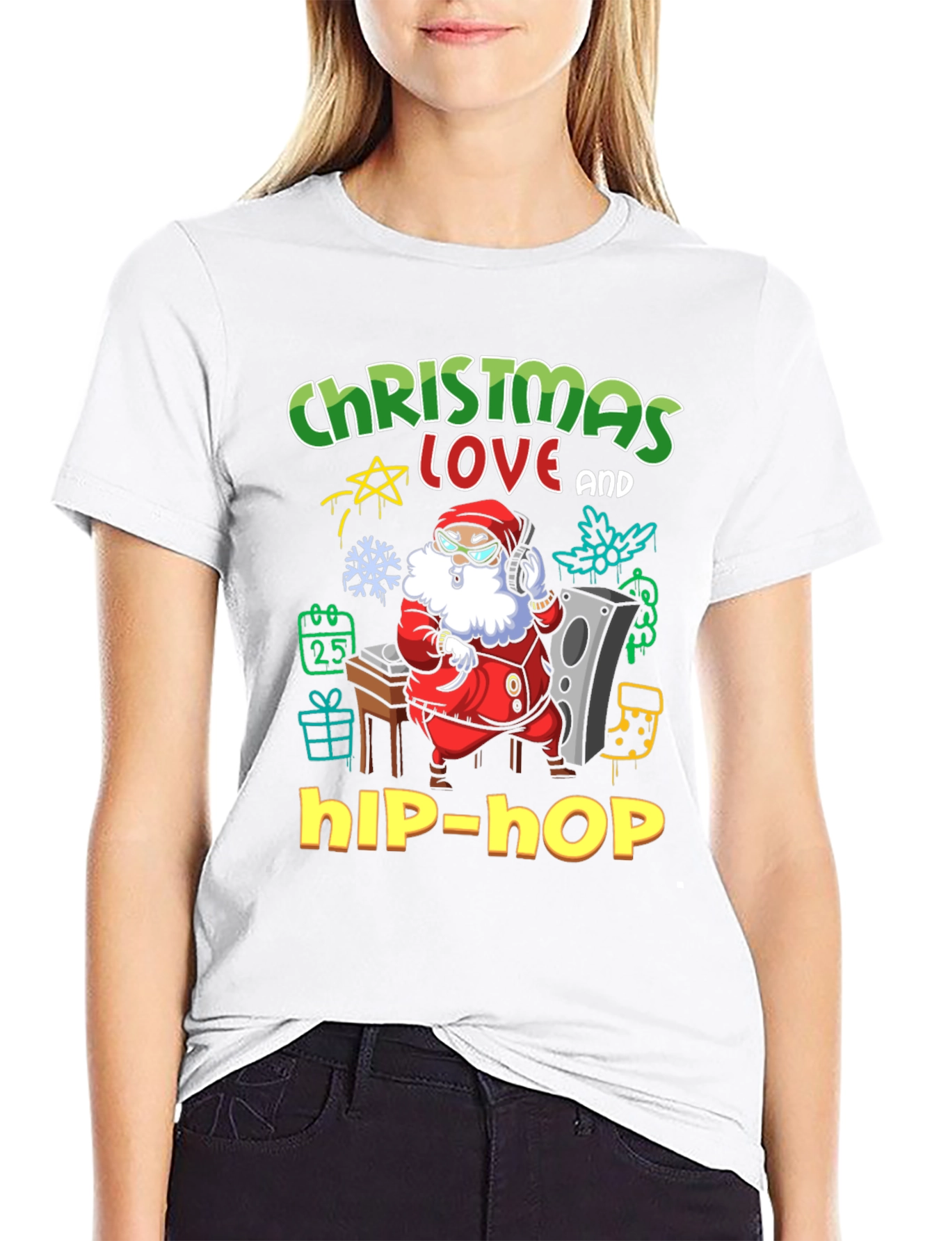 Christmas Love Hip-Hop Graphic Tee