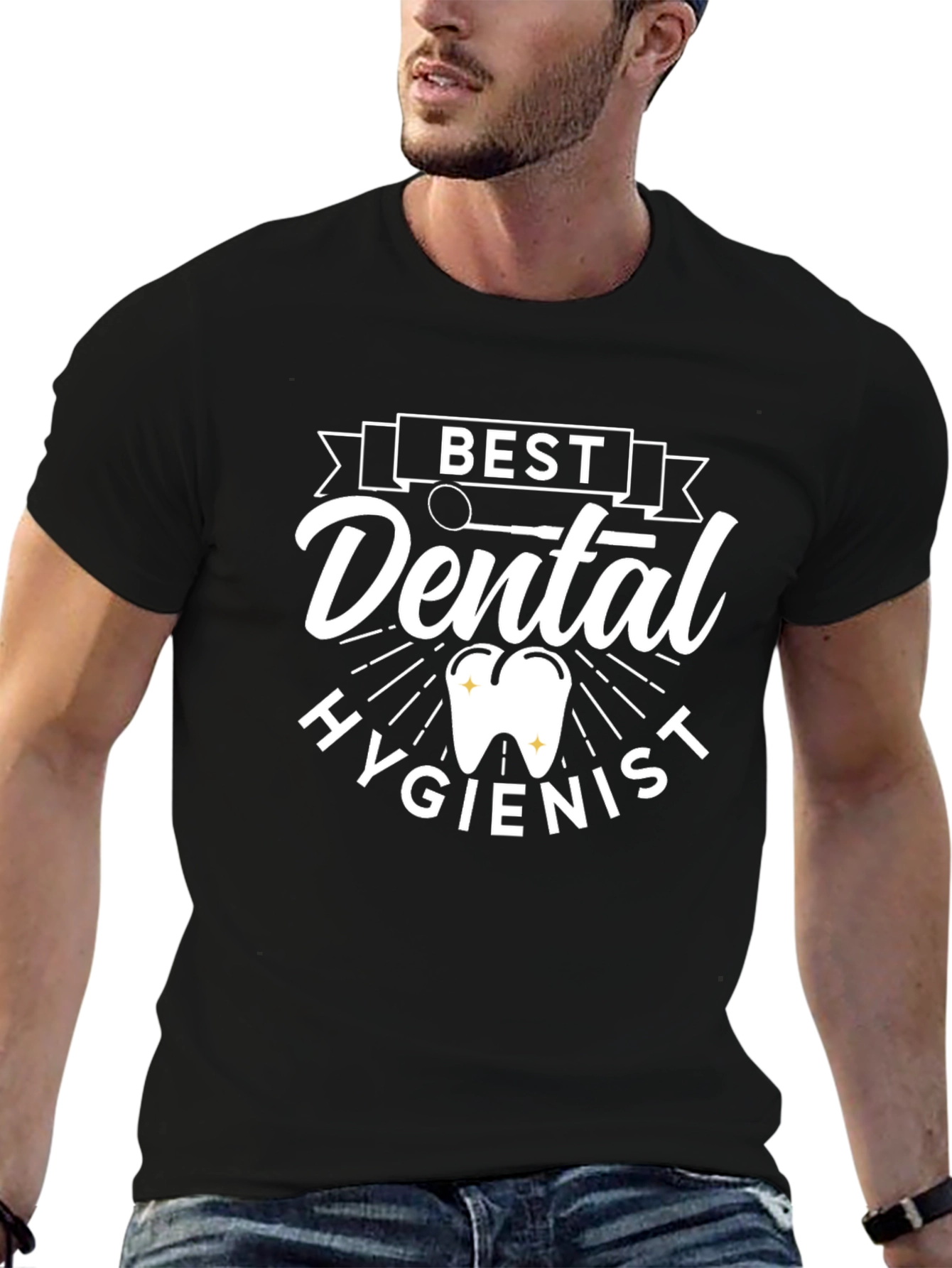 Best Dental Hygienist T-Shirt - Black