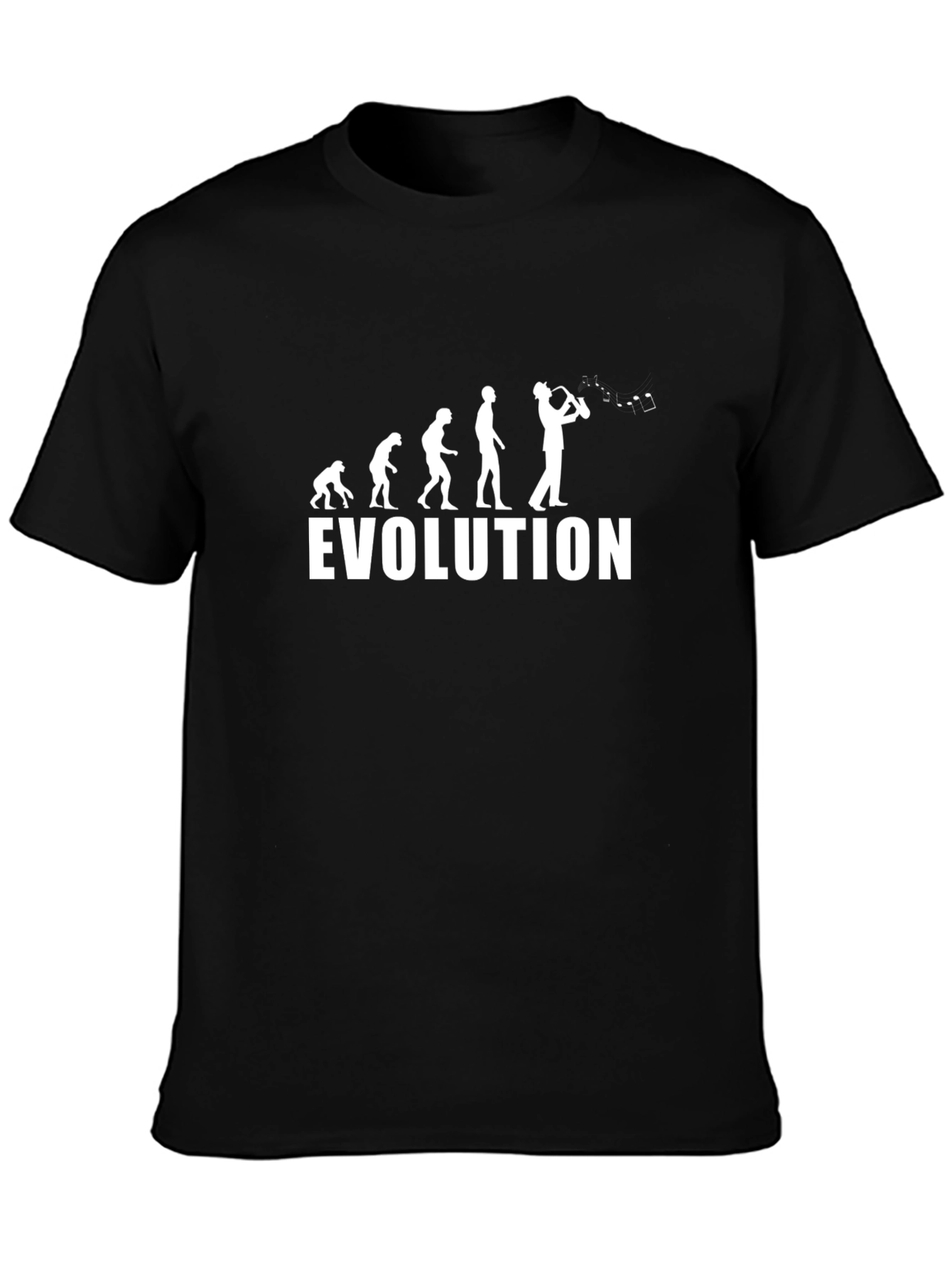 Evolution Saxophone Musician T-Shirt