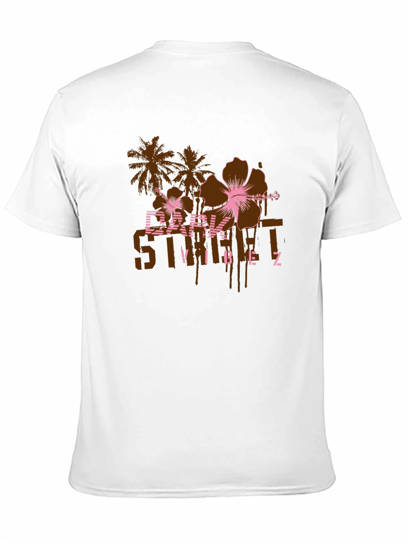 Dark Street Vibes Graphic Print T-Shirt