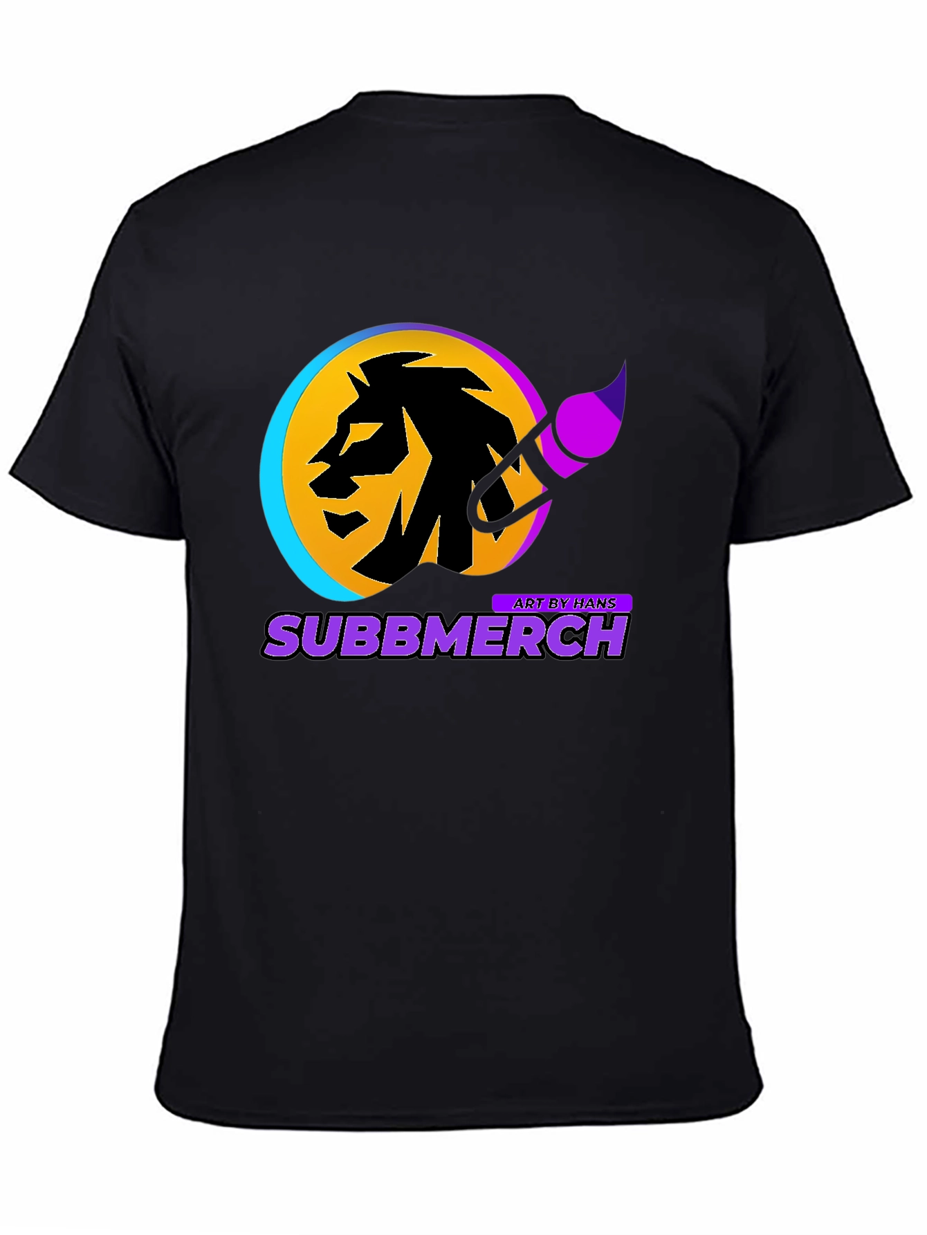 Subbmerch Artist Lion Graphic Tee