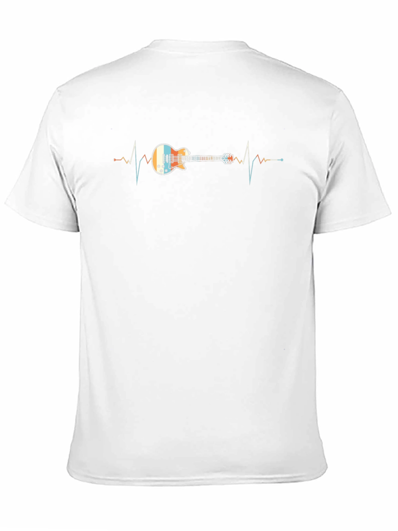 Guitar Heartbeat Graphic Tee - Music Lover T-Shirt