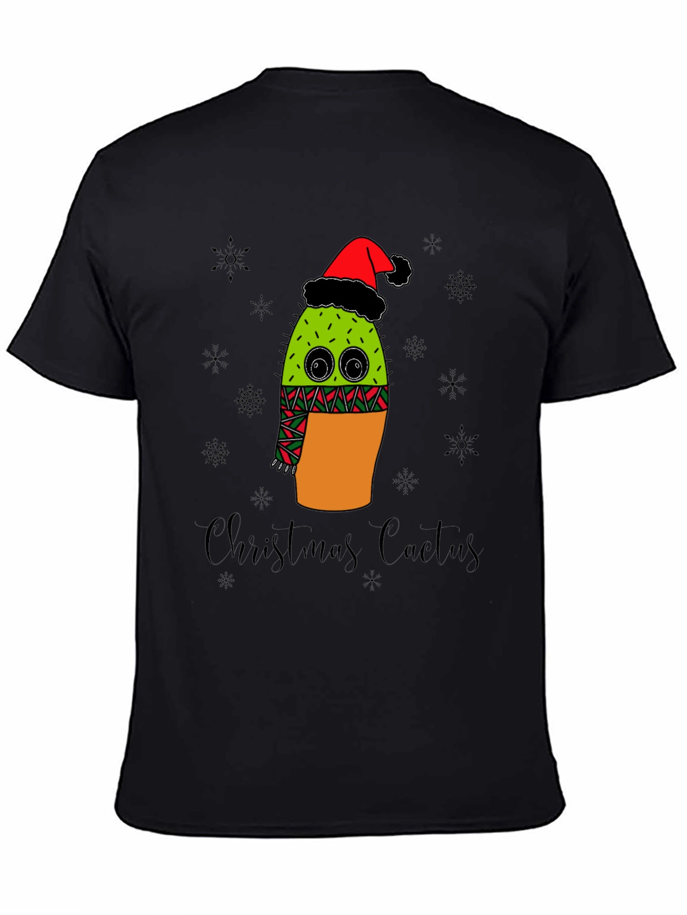 Christmas Cactus T-Shirt - Holiday Graphic Tee