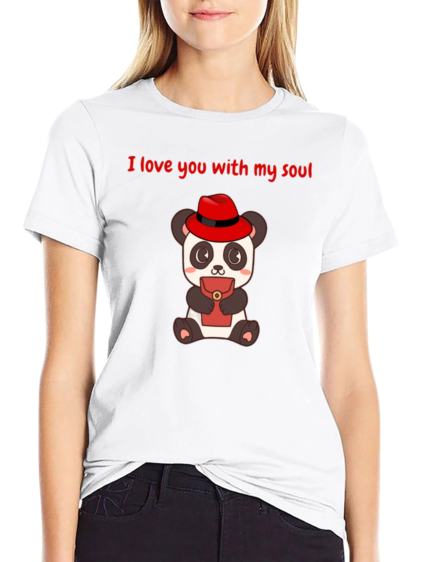 I Love You Panda T-Shirt