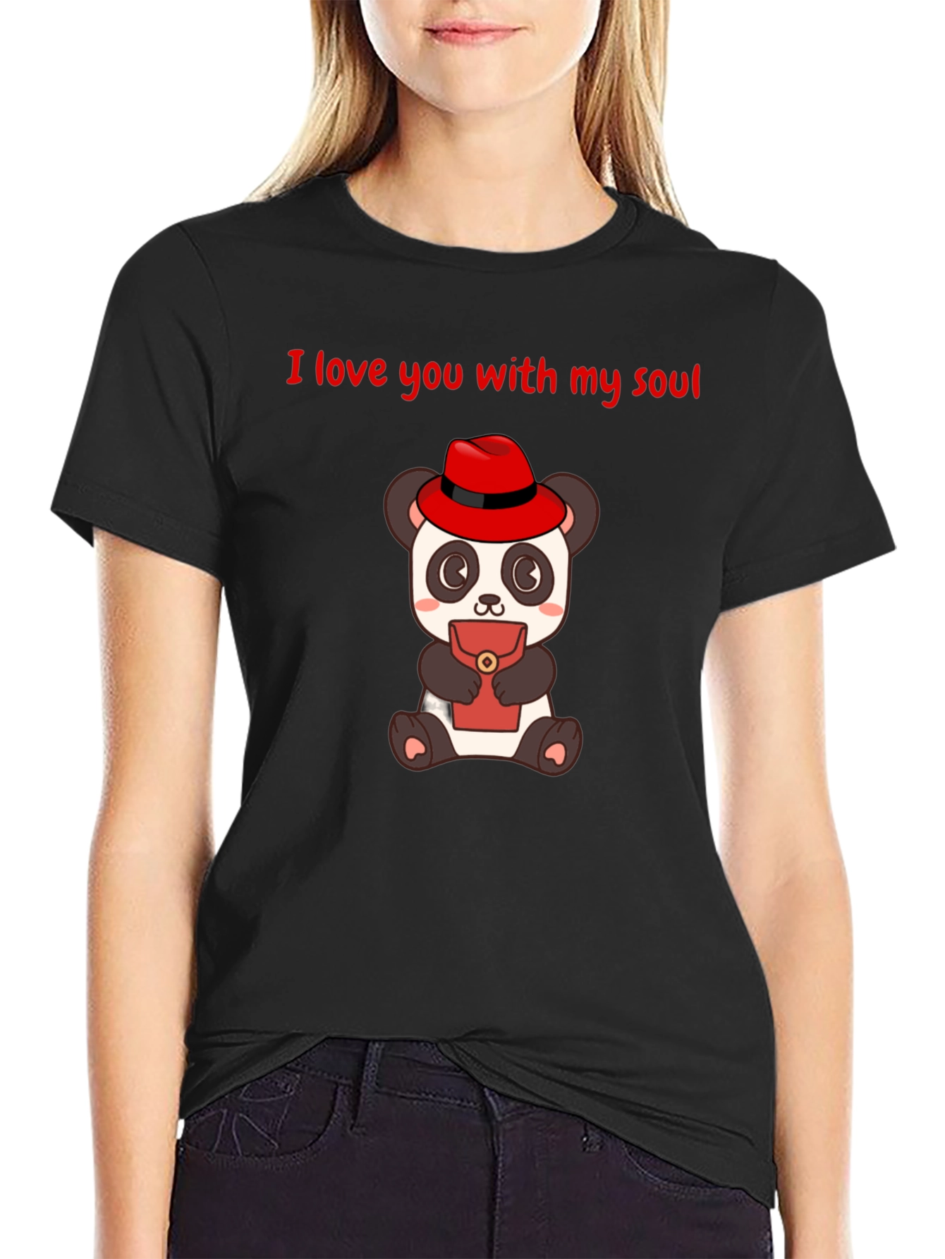 I Love You Panda T-Shirt