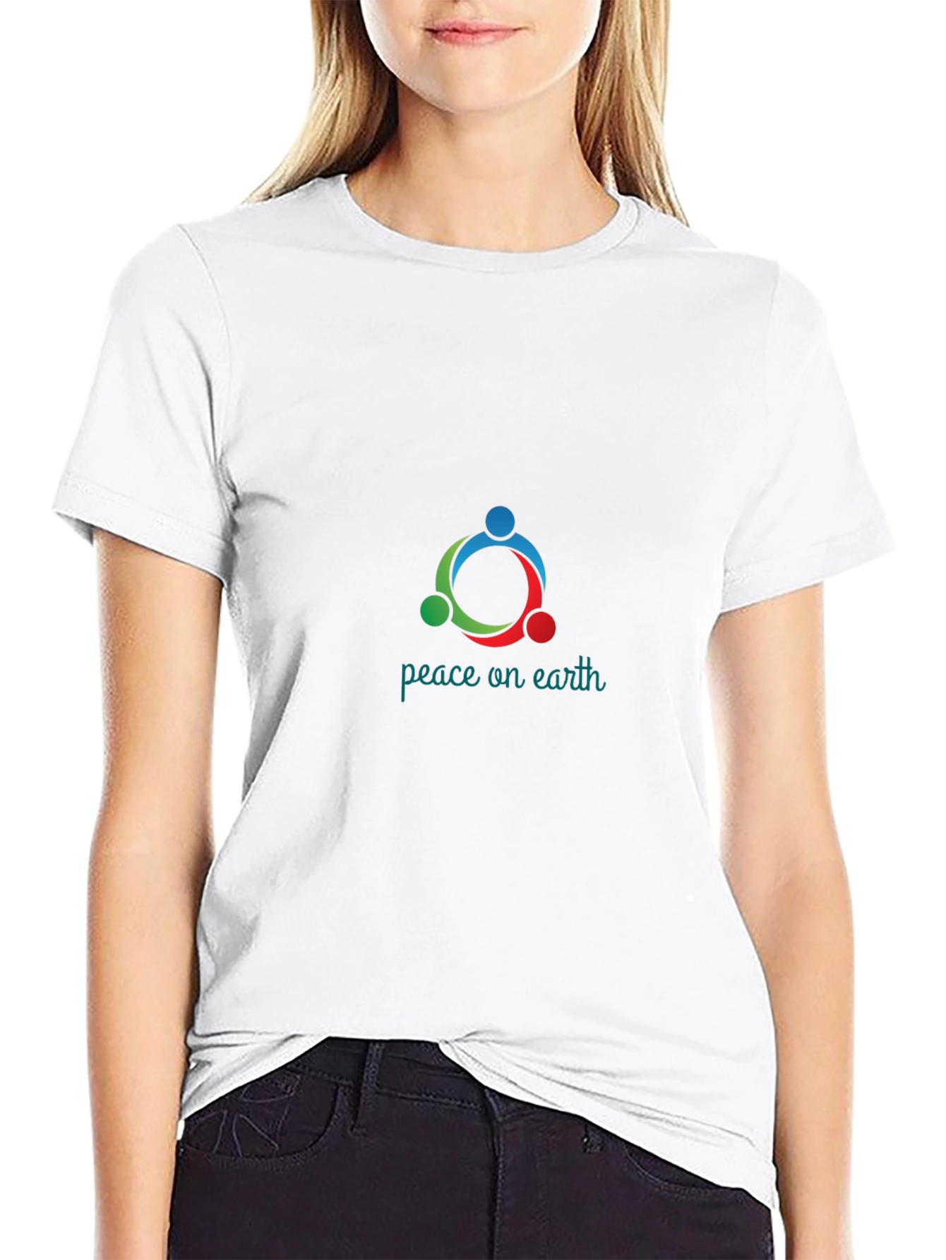 Peace On Earth Graphic Tee - Unisex Black Shirt