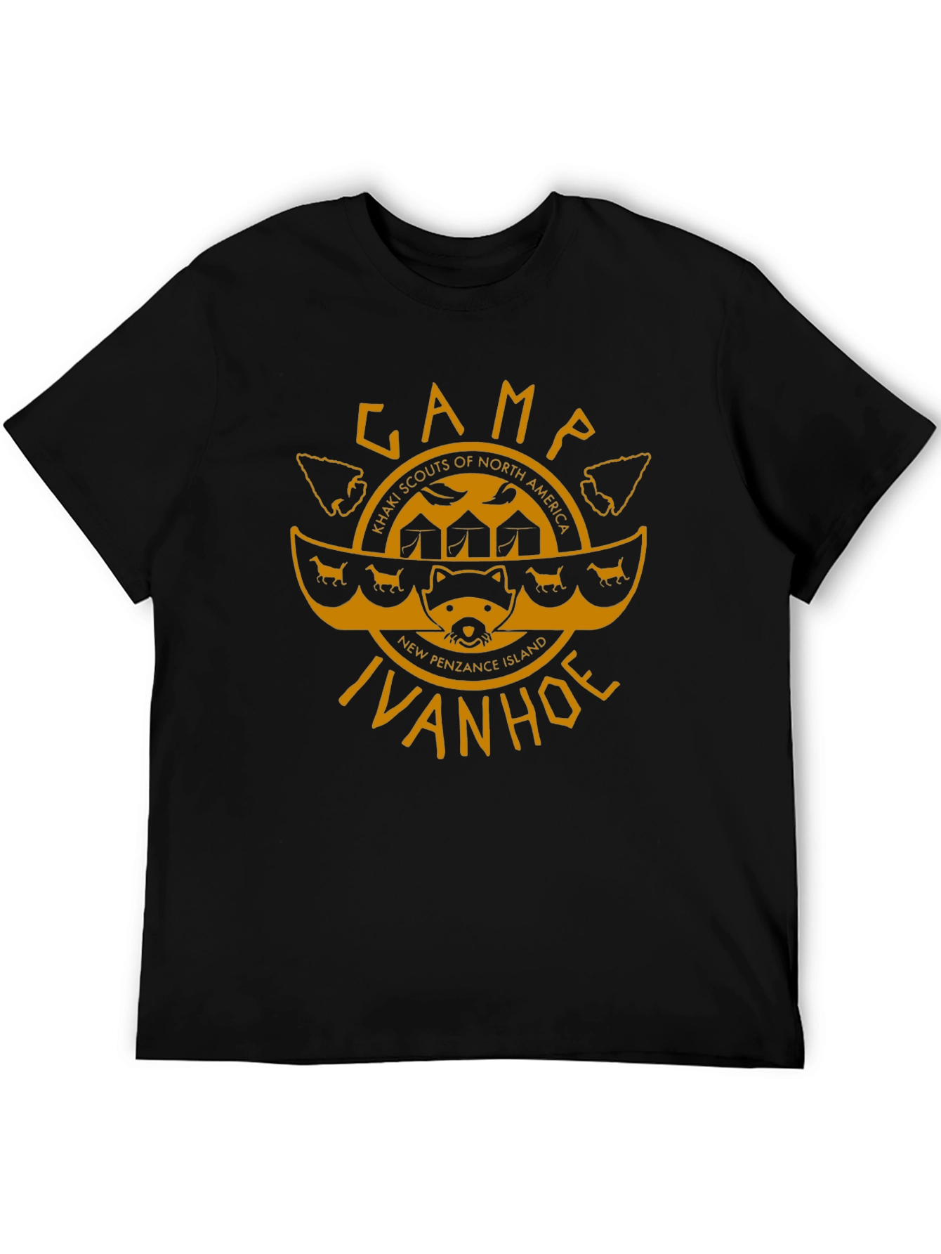 Camp Ivanhoe T-Shirt - Khaki Scouts Inspired