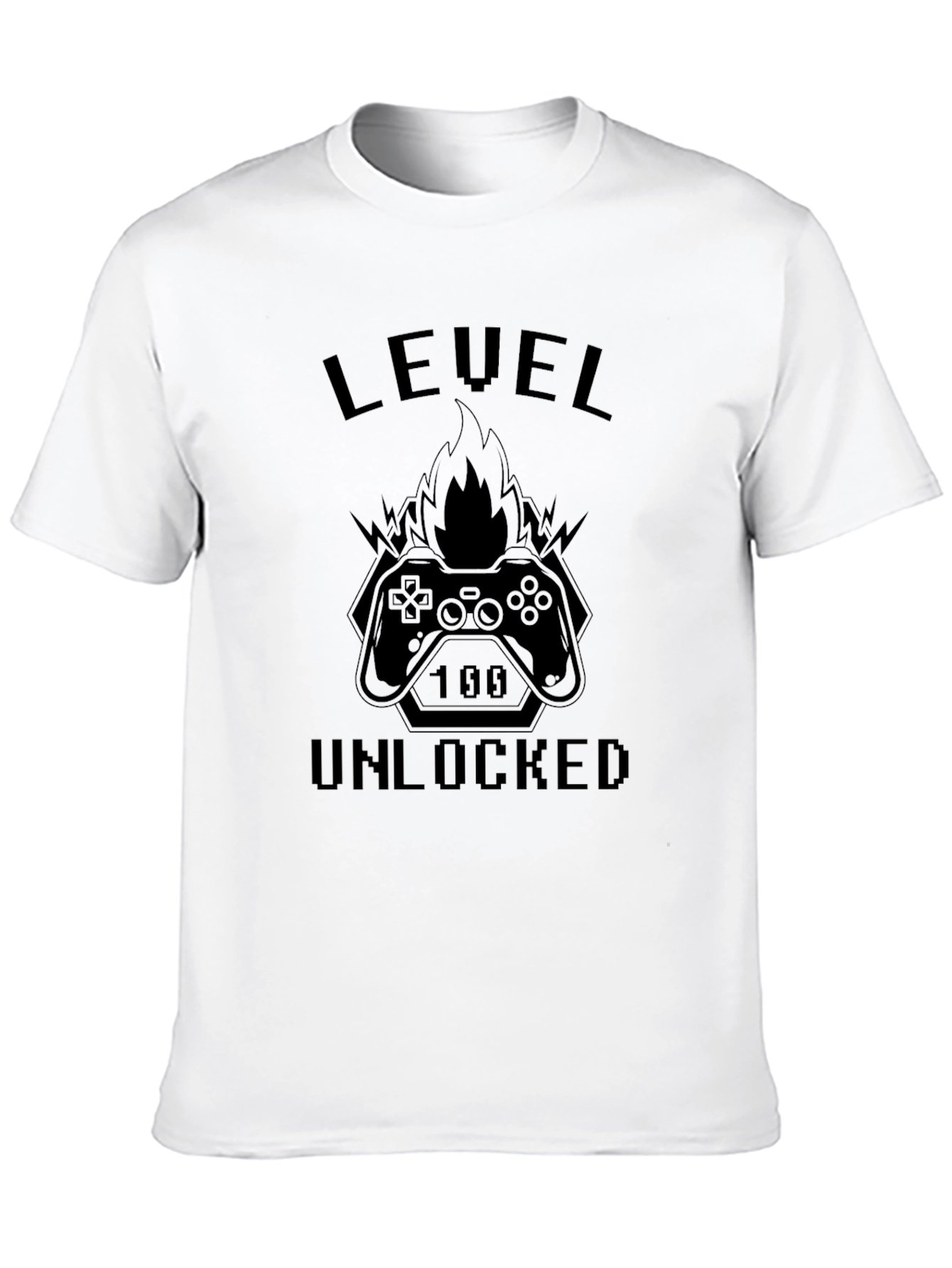 Level Unlocked Gamer Graphic T-Shirt