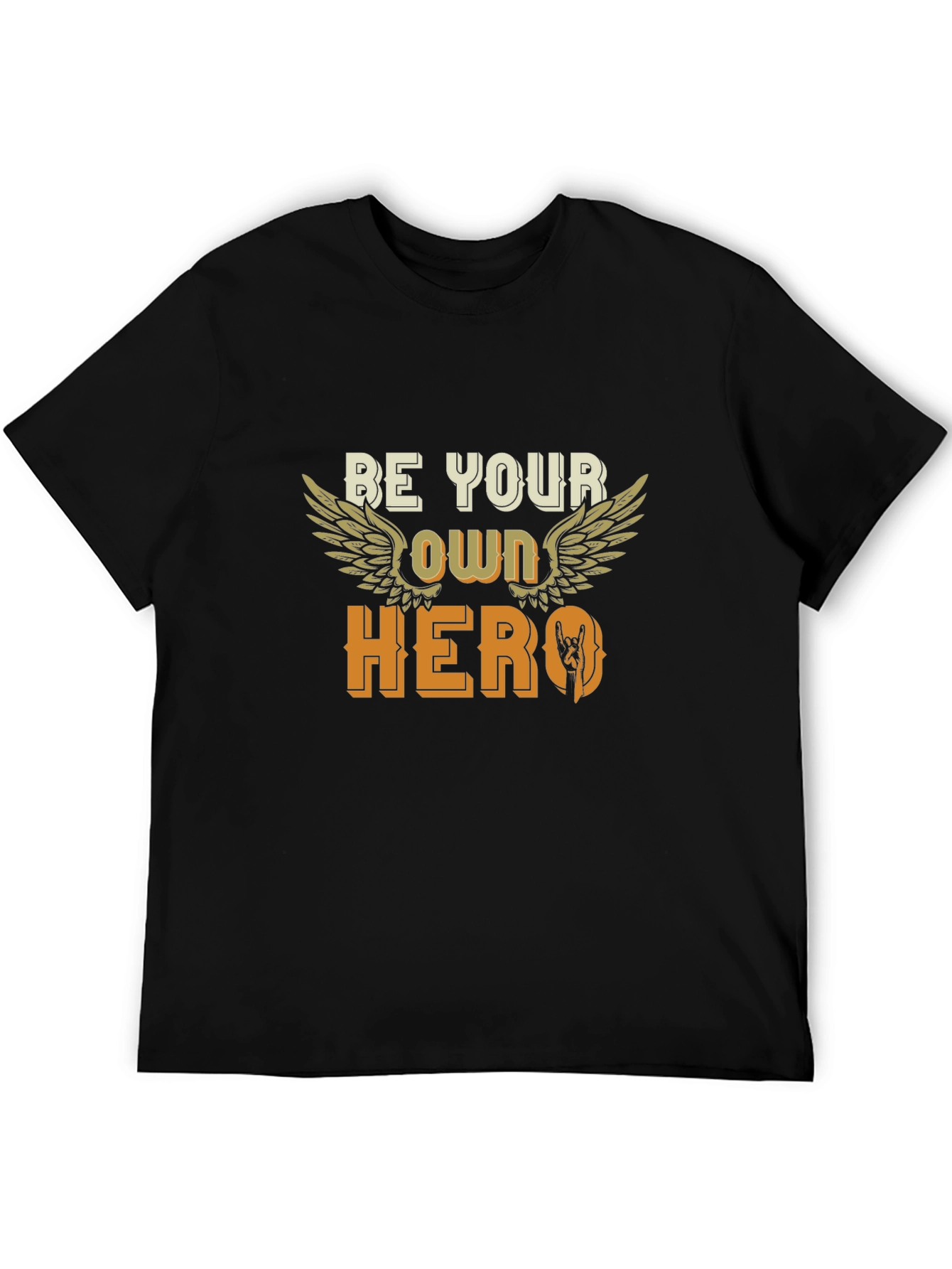 Be Your Own Hero Black T-Shirt