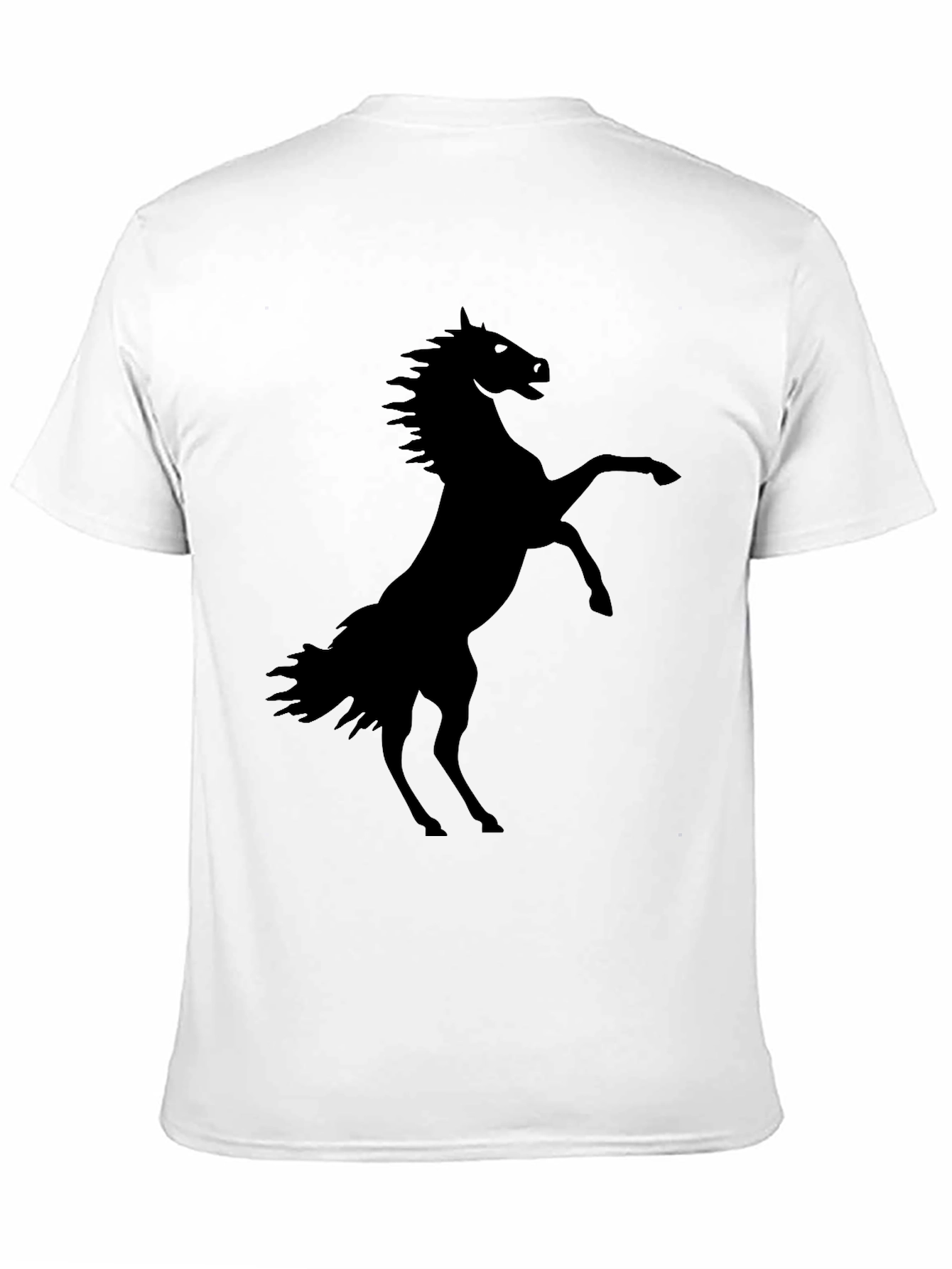 Black Horse Silhouette Graphic Tee